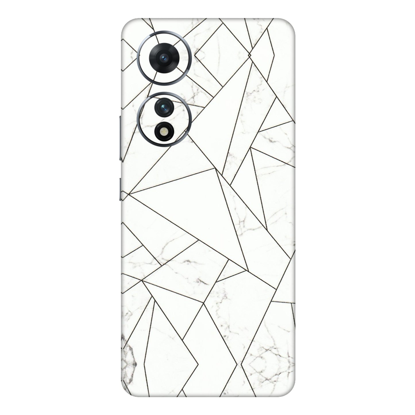 VIVO Z/V/X/T/U/S Series Phone Skins (All Models) - Luxury White Marble Effect - 3D Embossed Finish (L-168) Vivo T2 (5G)