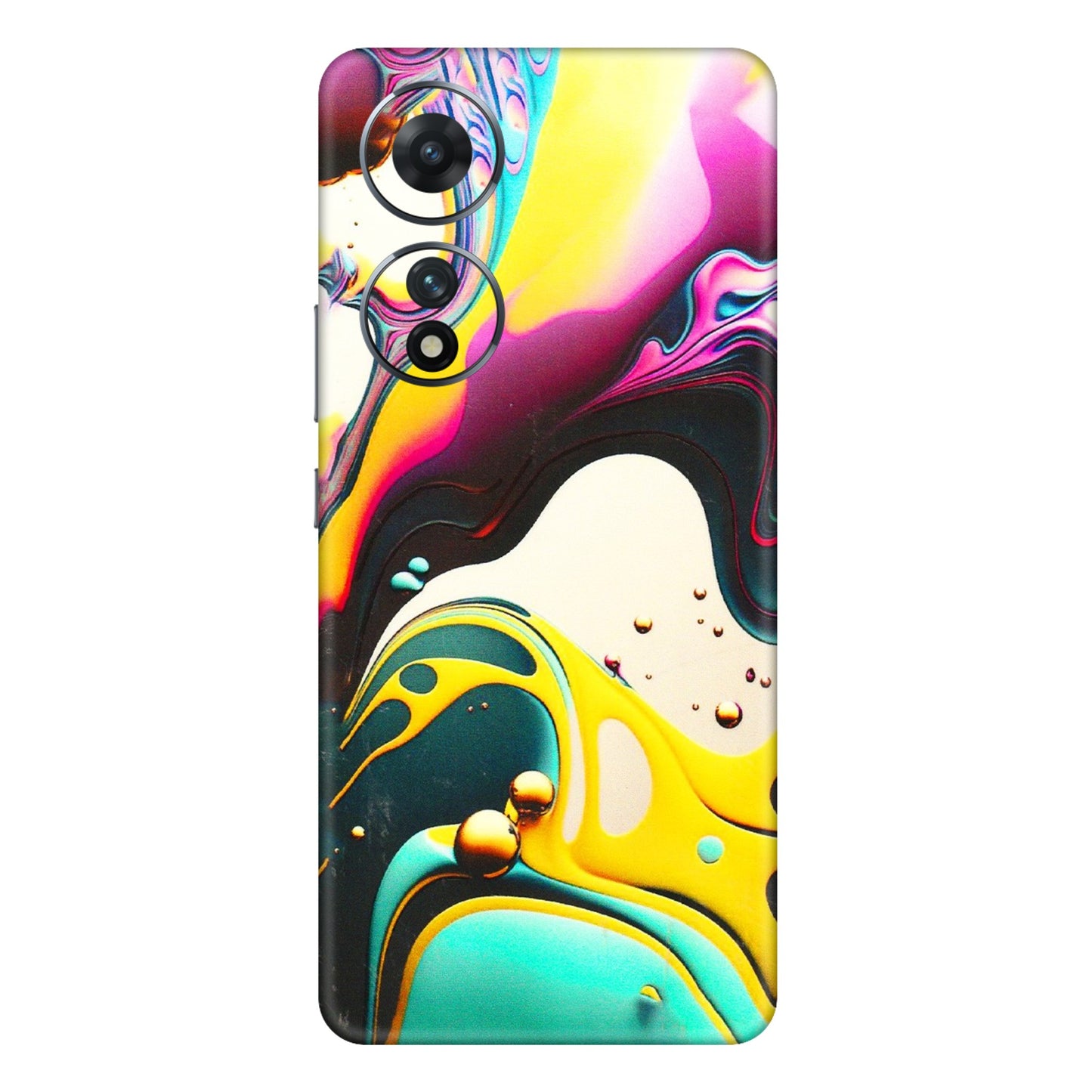 VIVO Z/V/X/T/U/S Series Phone Skins (All Models) - Multicolor Abstract pattern - 3D Embossed Finish (L-254) Vivo T2 (5G)