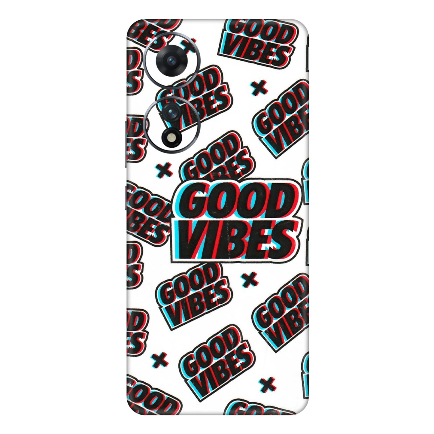 VIVO Z/V/X/T/U/S Series Phone Skins (All Models) - Good Vibes - 3D Embossed Finish (L-282) Vivo T2 (5G)