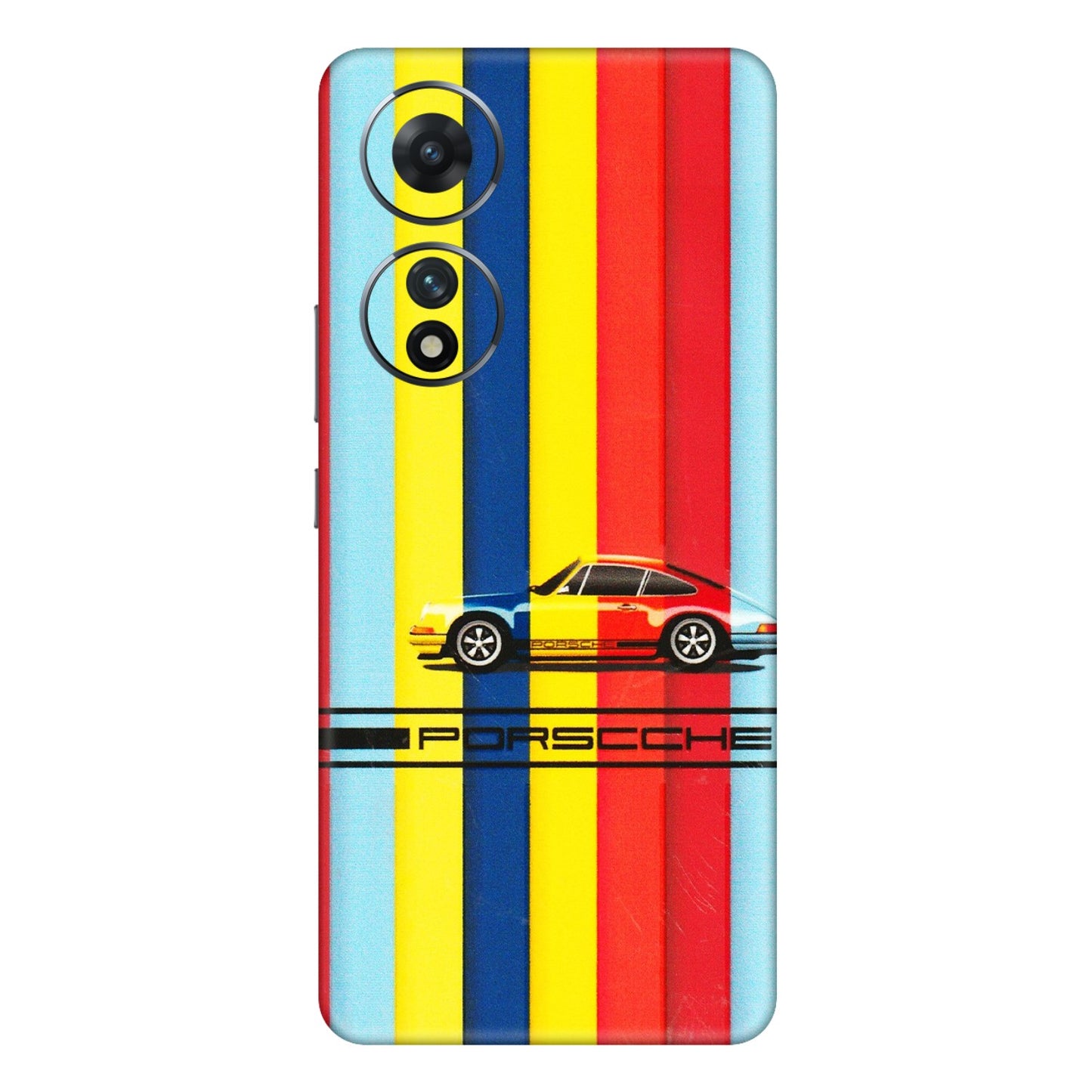 VIVO Z/V/X/T/U/S Series Phone Skins (All Models) - Multicolour Porche - 3D Embossed Finish (L-39) Vivo T2 (5G)