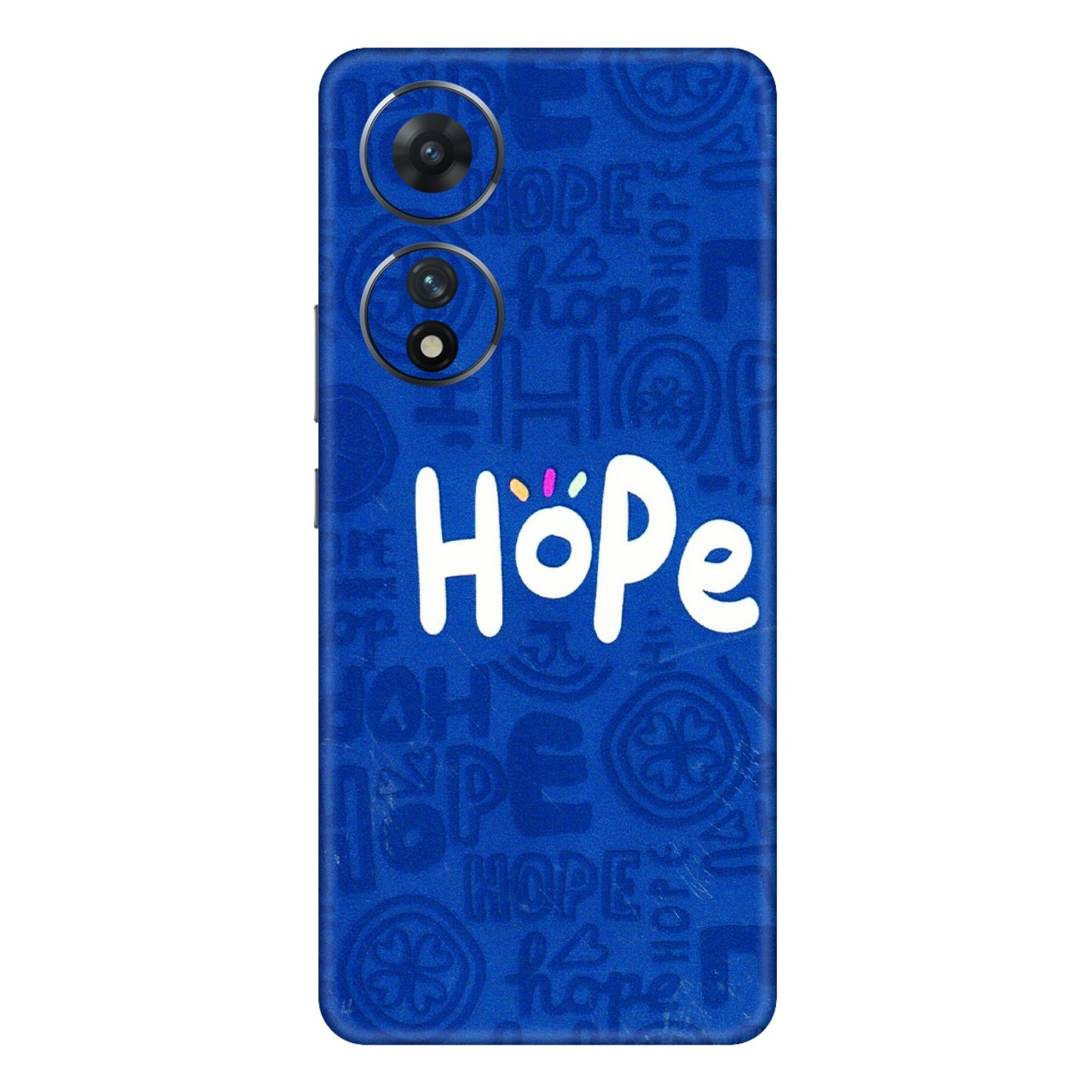 VIVO Z/V/X/T/U/S Series Phone Skins (All Models) - Hope Doodles Blue - 3D Embossed Finish (L-43) Vivo T2 (5G)