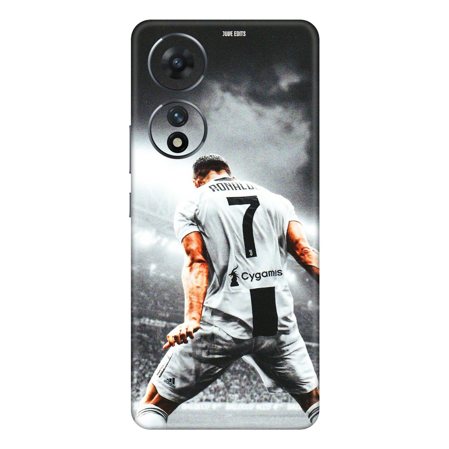 VIVO Z/V/X/T/U/S Series Phone Skins (All Models) - Ronaldo CR7 Crazy - 3D Embossed Finish (L-44) Vivo T2 (5G)