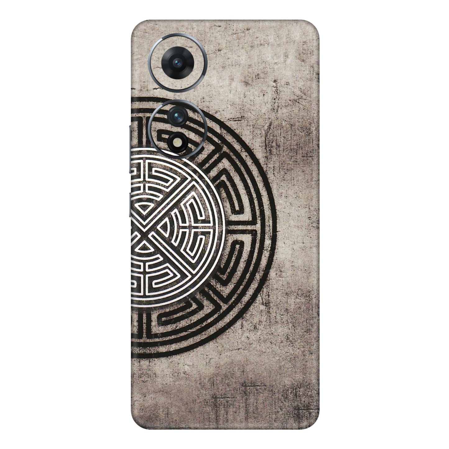 VIVO Z/V/X/T/U/S Series Phone Skins (All Models) - Mysterious Circular Design - 3D Embossed Finish (L-63) Vivo T2 (5G)