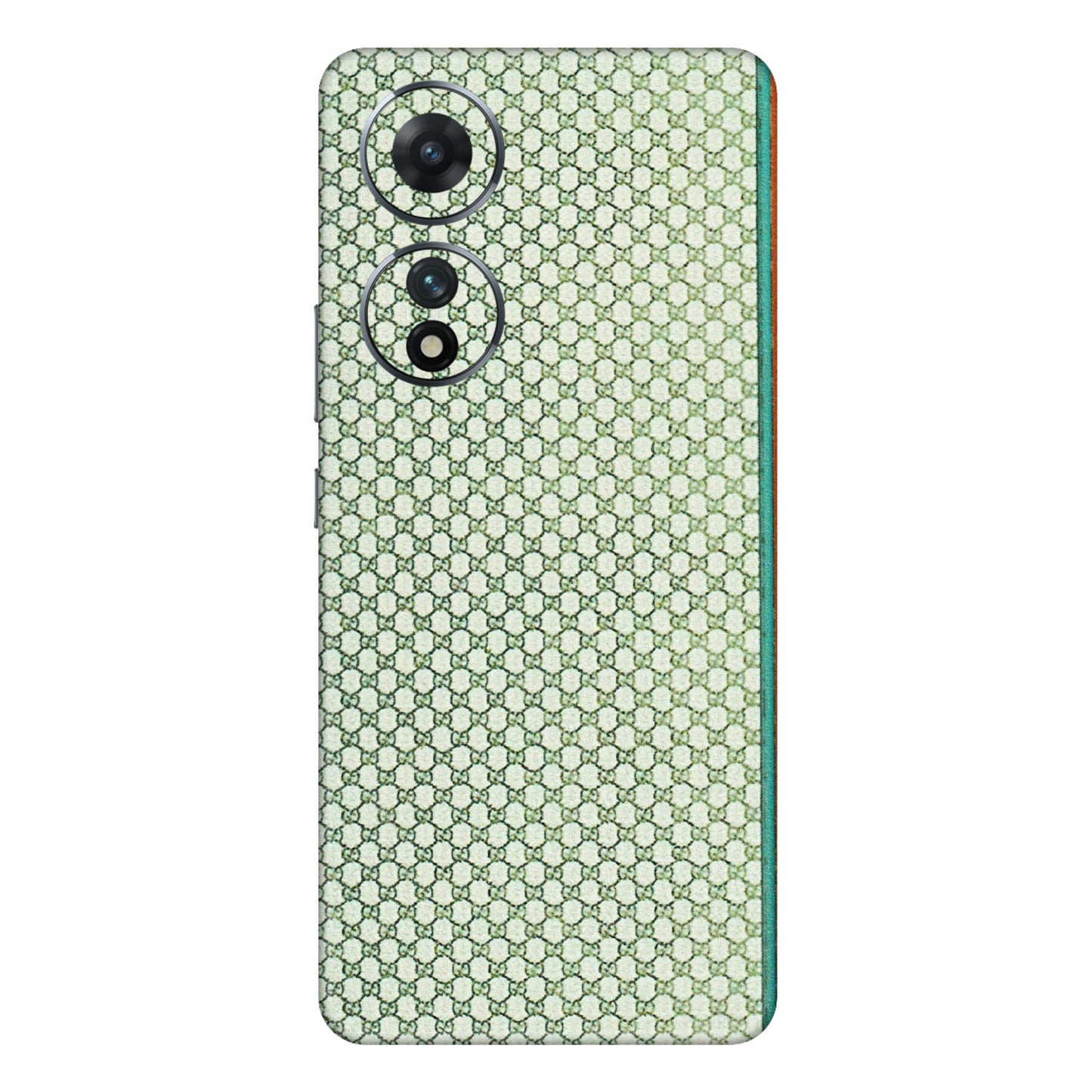 VIVO Z/V/X/T/U/S Series Phone Skins (All Models) - Gucci Fabric Pattern - 3D Embossed Finish (L-73) Vivo T2 (5G)