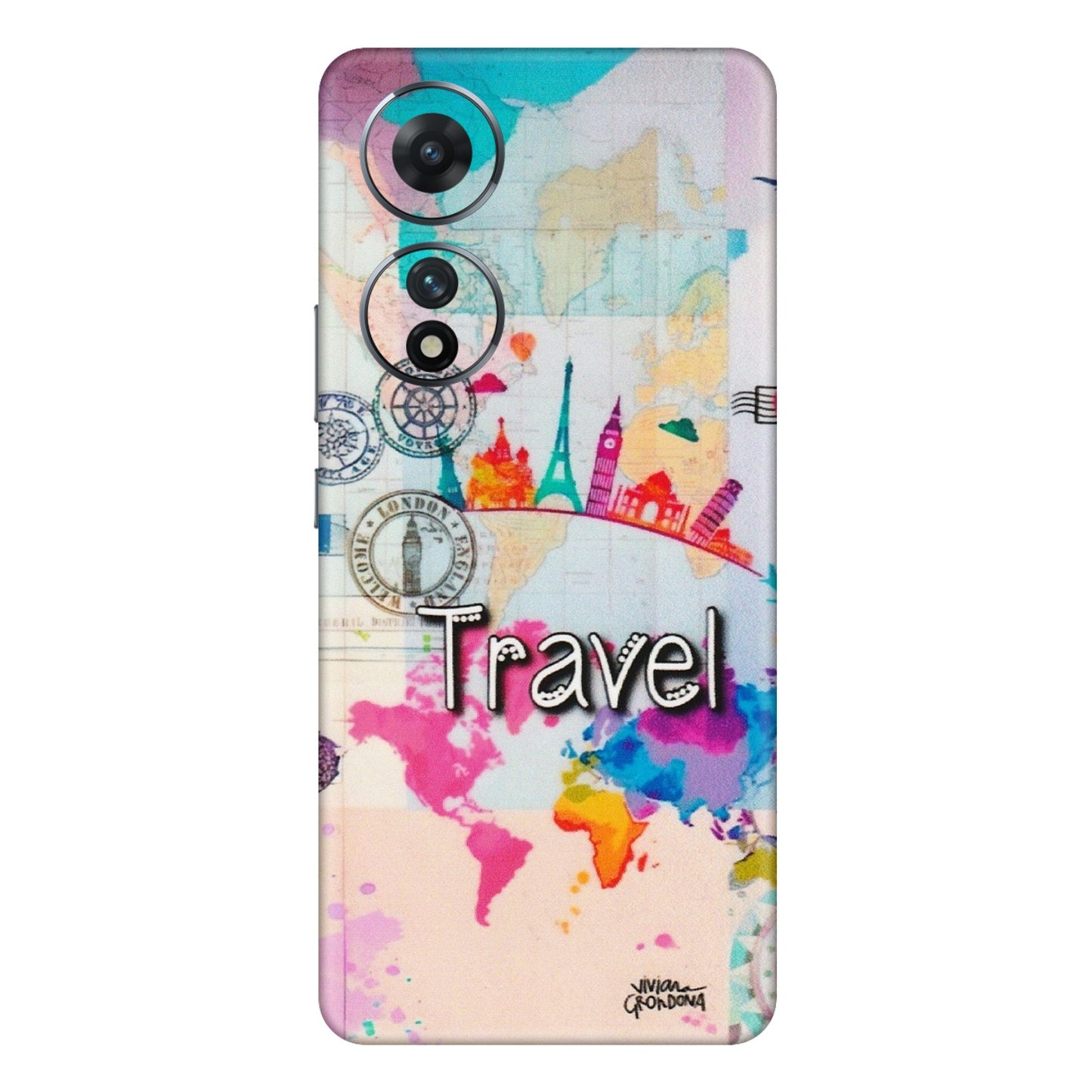 VIVO Z/V/X/T/U/S Series Phone Skins (All Models) - Travel The Wonders - Matte Finish (M-108) Vivo T2 (5G)