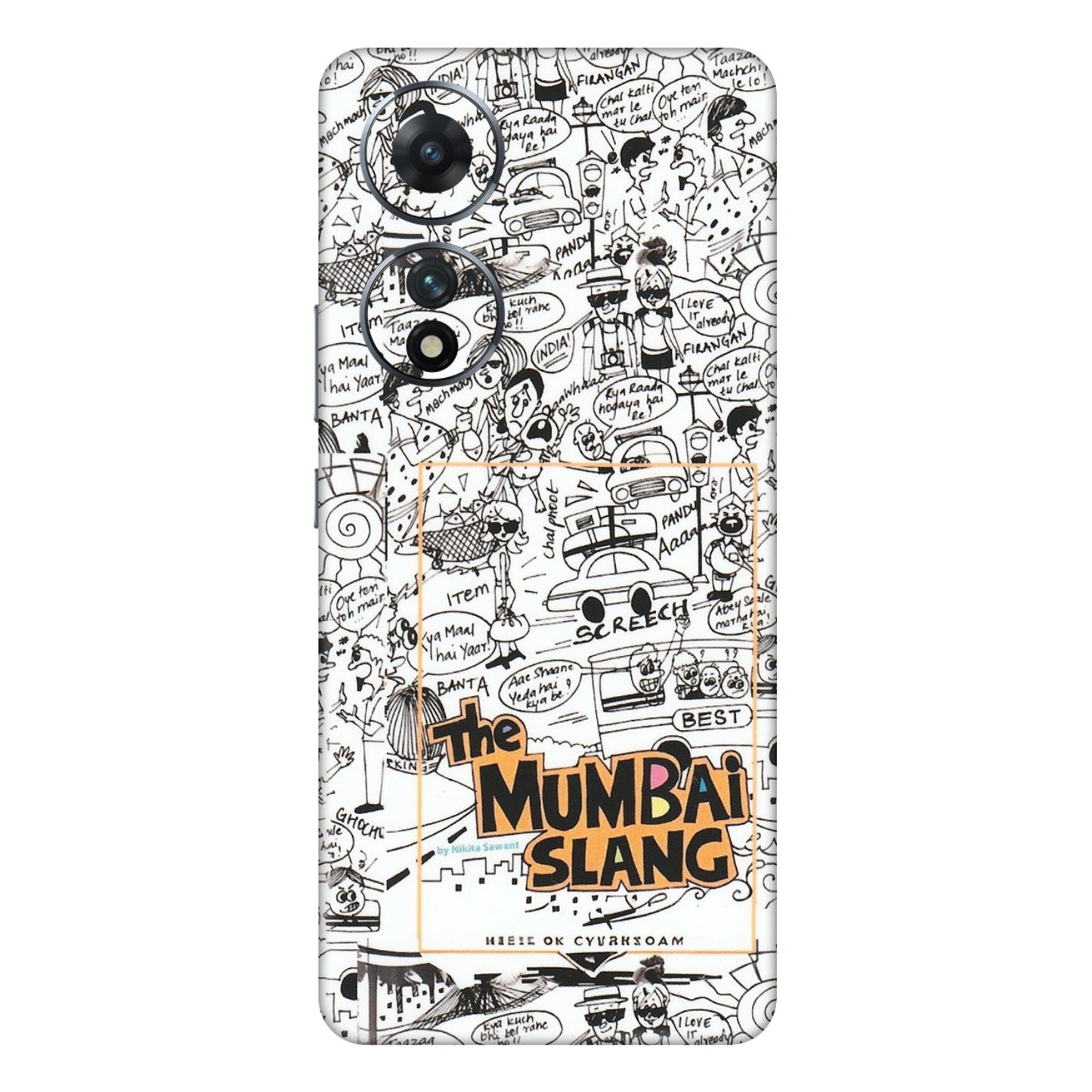 VIVO Z/V/X/T/U/S Series Phone Skins (All Models) - The Mumbai Slang - Matte Finish (M-142) Vivo T2 (5G)