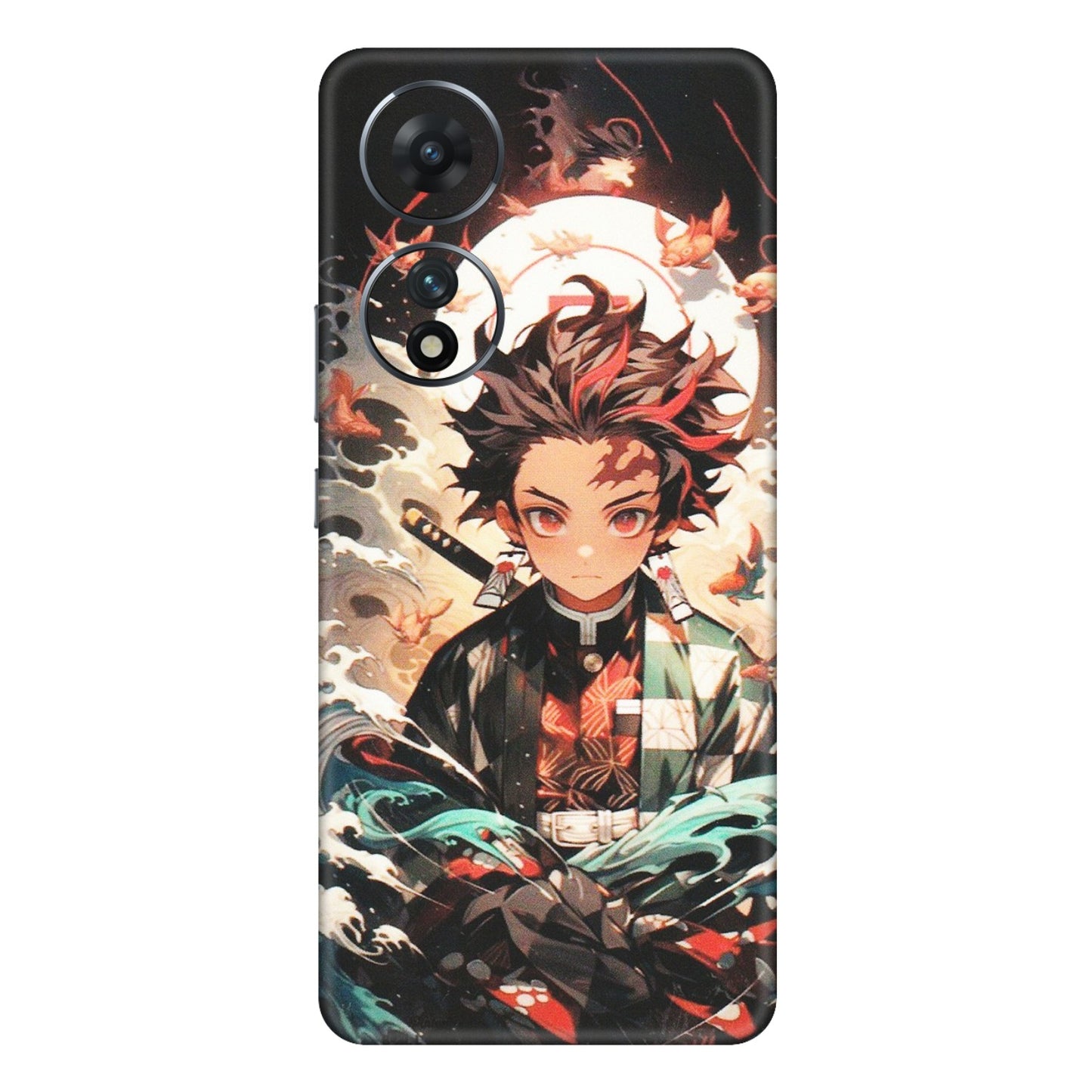VIVO Z/V/X/T/U/S Series Phone Skins (All Models) - Tanjiro Demon Slayer Anime - Matte Finish (M-158) Vivo T2 (5G)