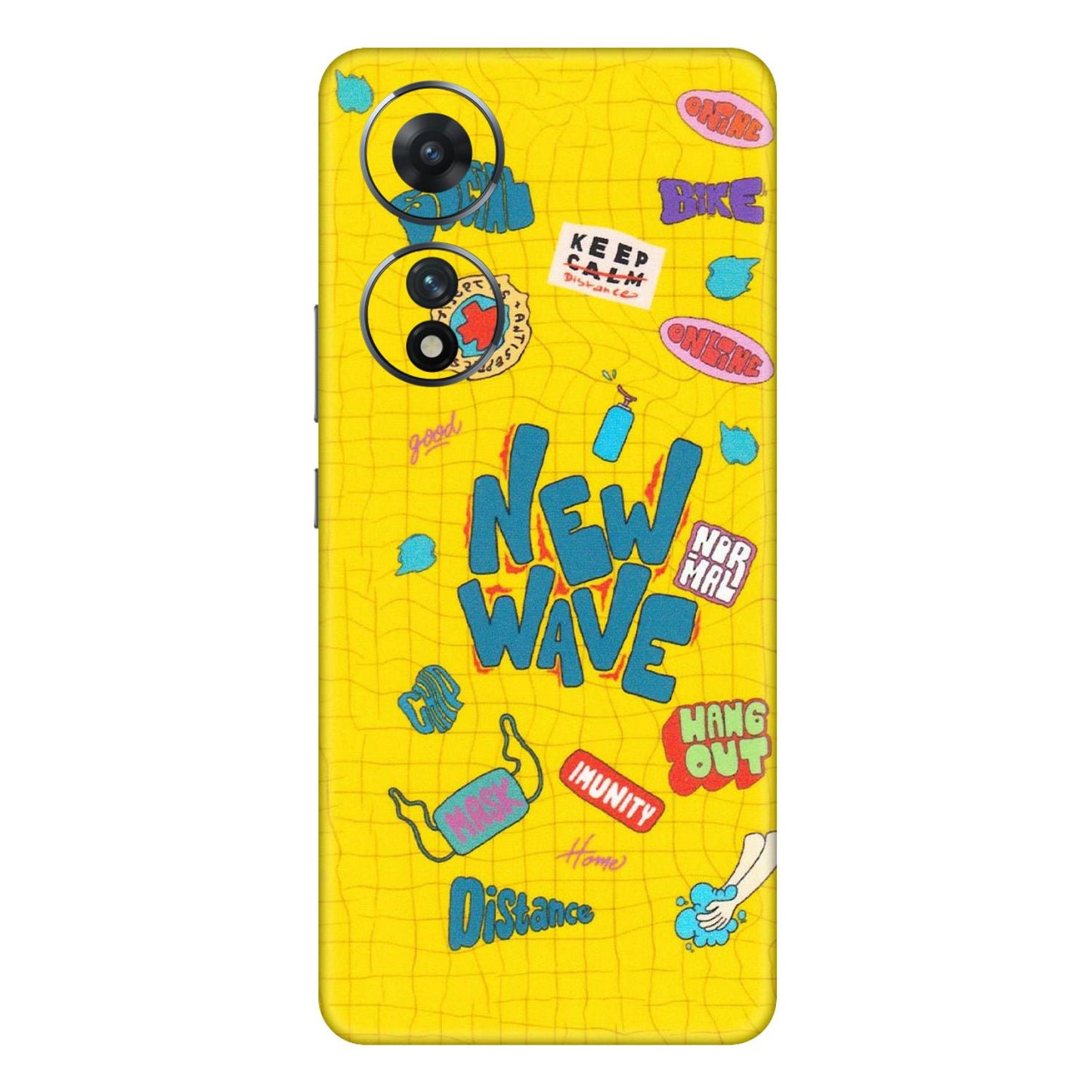VIVO Z/V/X/T/U/S Series Phone Skins (All Models) - New Wave Life - Matte Finish (M-17) Vivo T2 (5G)