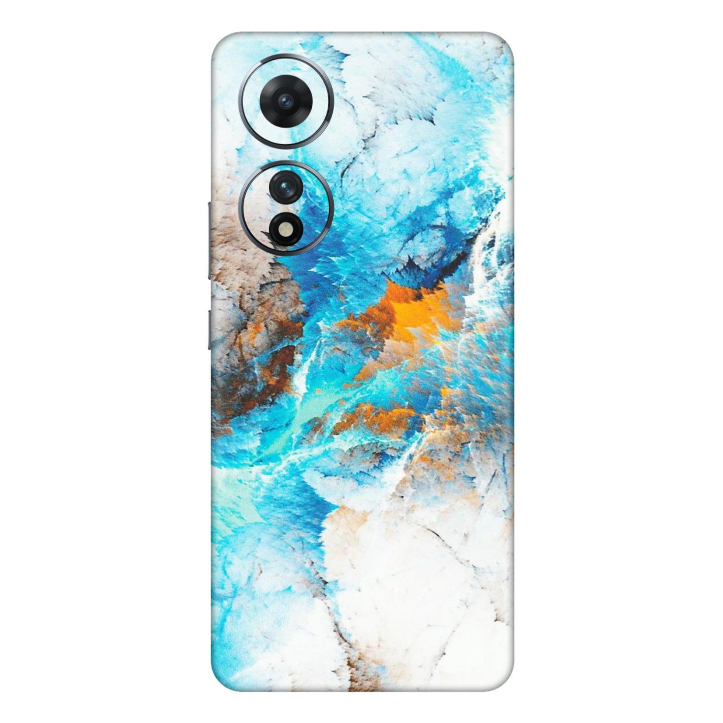 VIVO Z/V/X/T/U/S Series Phone Skins (All Models) - Blue Waves Abstract - Matte Finish (M-19) Vivo T2 (5G)