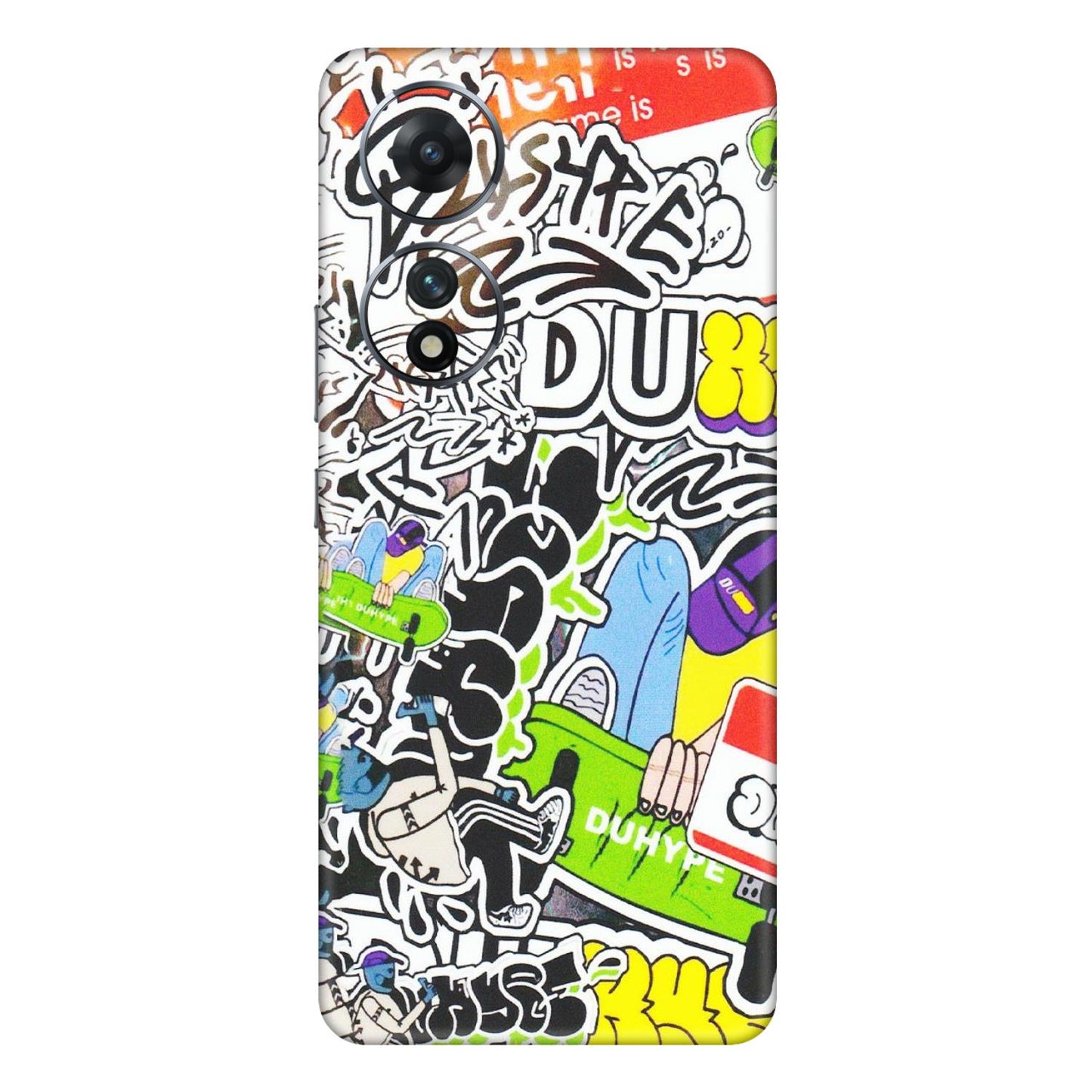 VIVO Z/V/X/T/U/S Series Phone Skins (All Models) - Dope Graffiti - Matte Finish (M-61) Vivo T2 (5G)