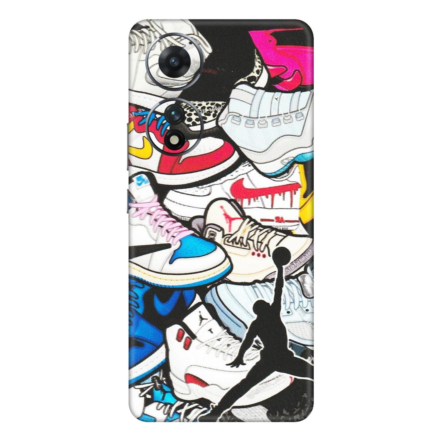 VIVO Z/V/X/T/U/S Series Phone Skins (All Models) - Jordan Sneakers Fan - Matte Finish (M-80) Vivo T2 (5G)