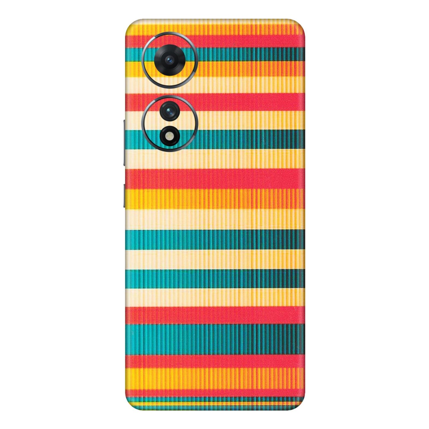 VIVO Z/V/X/T/U/S Series Phone Skins (All Models) - Colourful Stripes Soothing Effect - Matte Finish (M-86) Vivo T2 (5G)