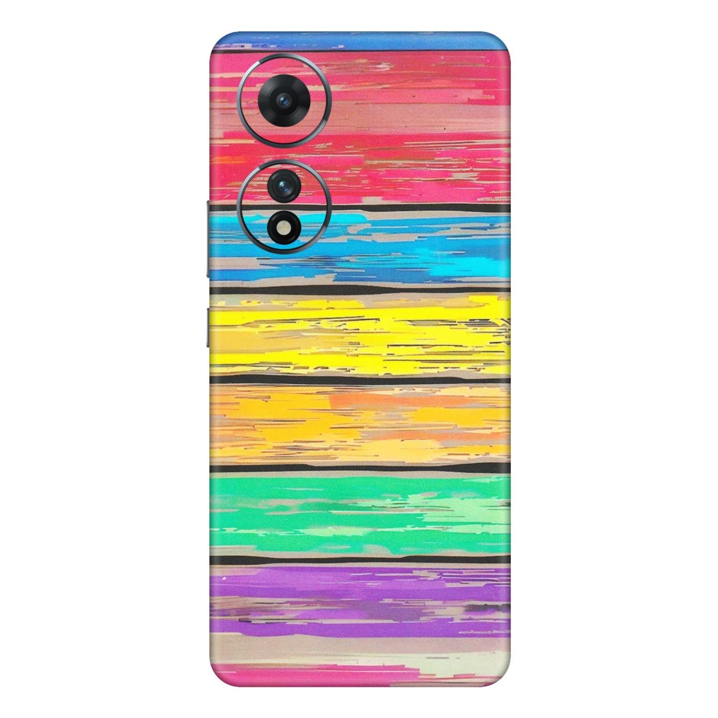 VIVO Z/V/X/T/U/S Series Phone Skins (All Models) - Multi Colour Wooden Wall - Matte Finish (M-96) Vivo T2 (5G)