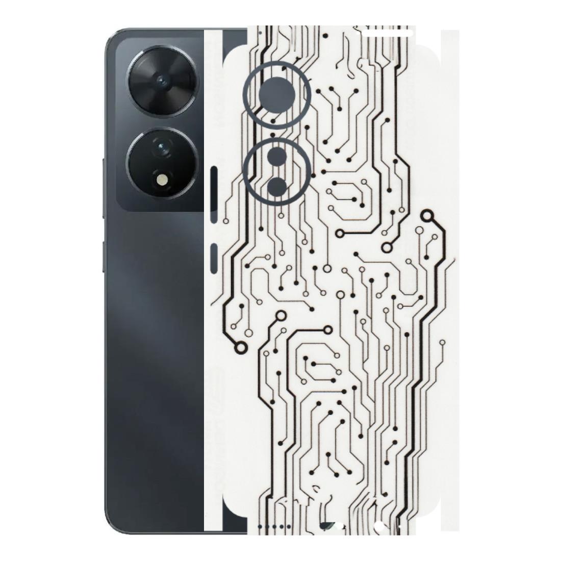 VIVO Z/V/X/T/U/S Series Phone Skins (All Models) - Tech Circuits - Transparent Finish (T-03) Vivo T2 (5G)
