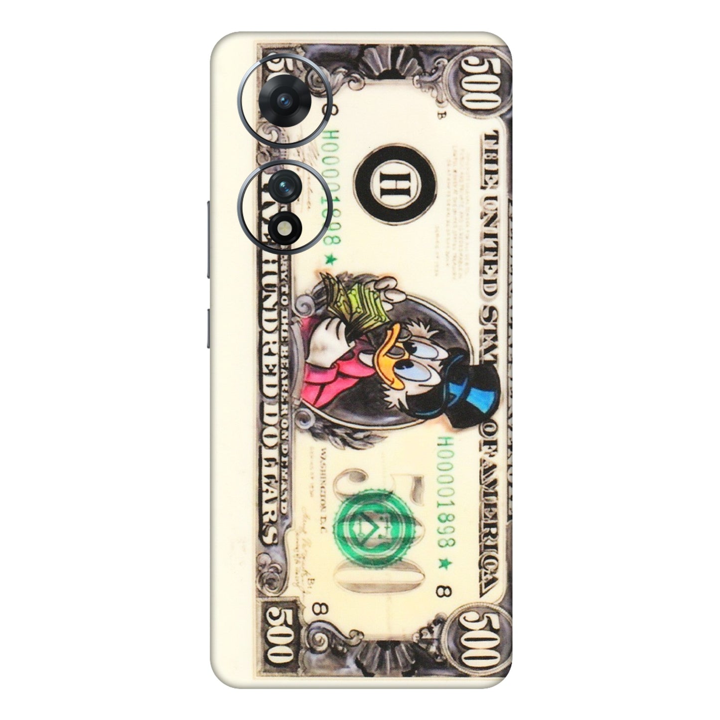 VIVO Z/V/X/T/U/S Series Phone Skins (All Models) - Five Hundred Dollar Duck - Transparent Finish (T-15) Vivo T2 (5G)