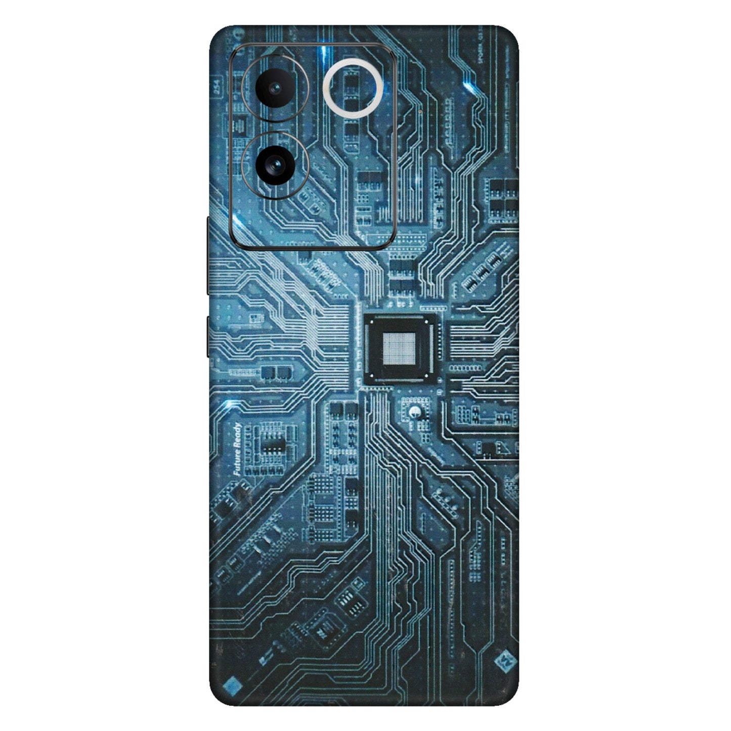 VIVO Z/V/X/T/U/S Series Phone Skins (All Models) - Original Circuit - 3D Embossed Finish (L-267) Vivo T2 Pro (5G)