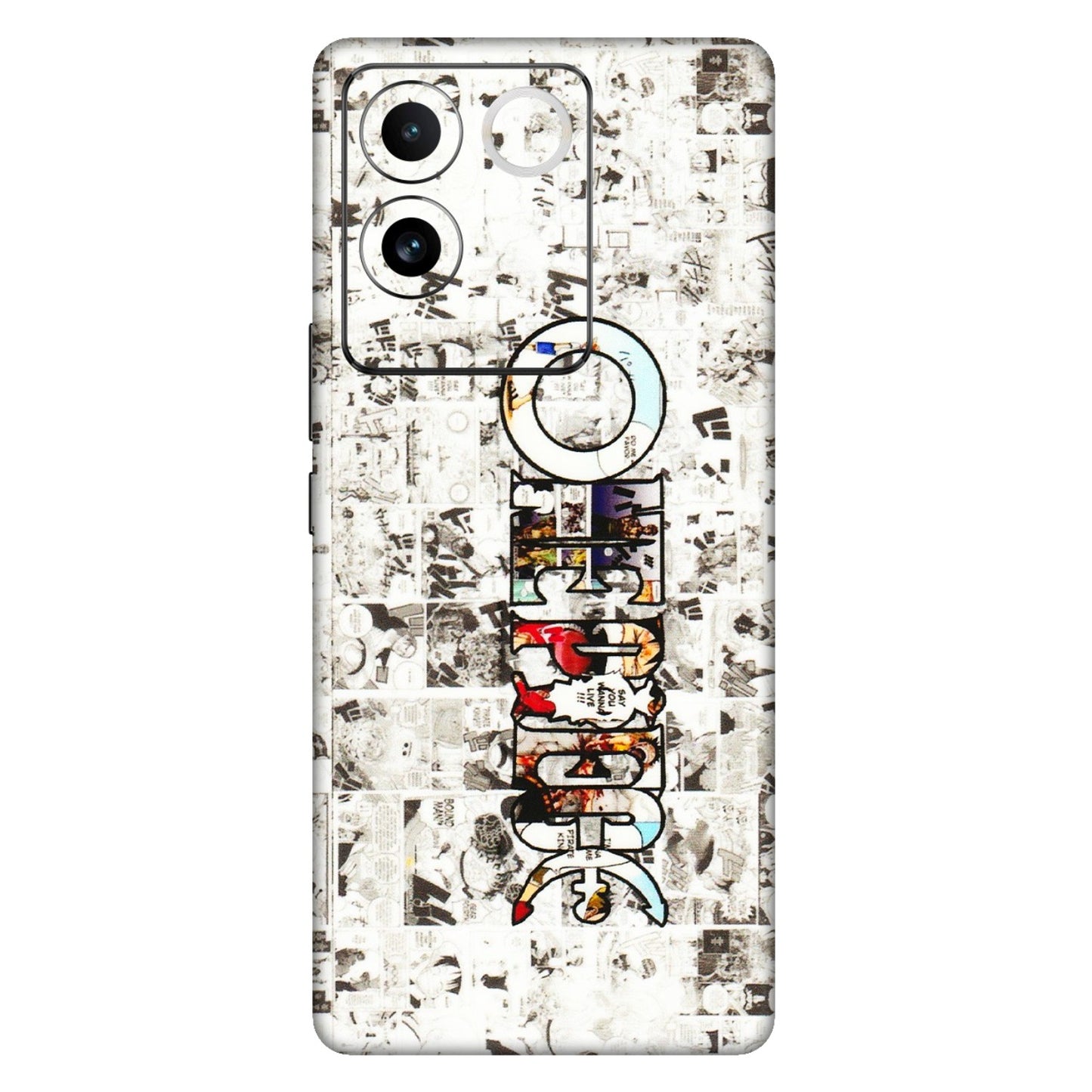 VIVO Z/V/X/T/U/S Series Phone Skins (All Models) - One Piece Manga - 3D Embossed Finish (L-26) Vivo T2 Pro (5G)