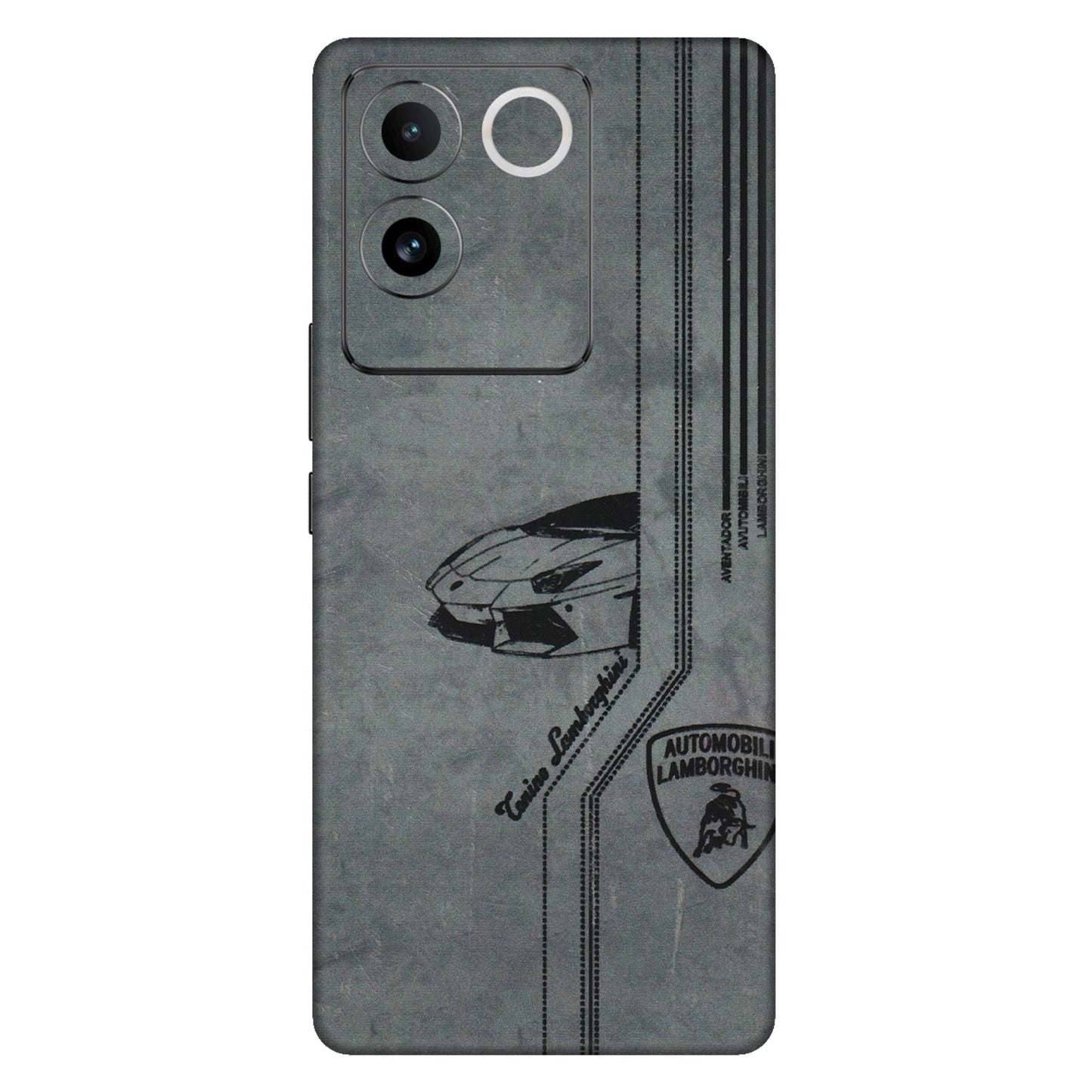 VIVO Z/V/X/T/U/S Series Phone Skins (All Models) - New Lamborgini Aventador - 3D Embossed Finish (L-321) Vivo T2 Pro (5G)