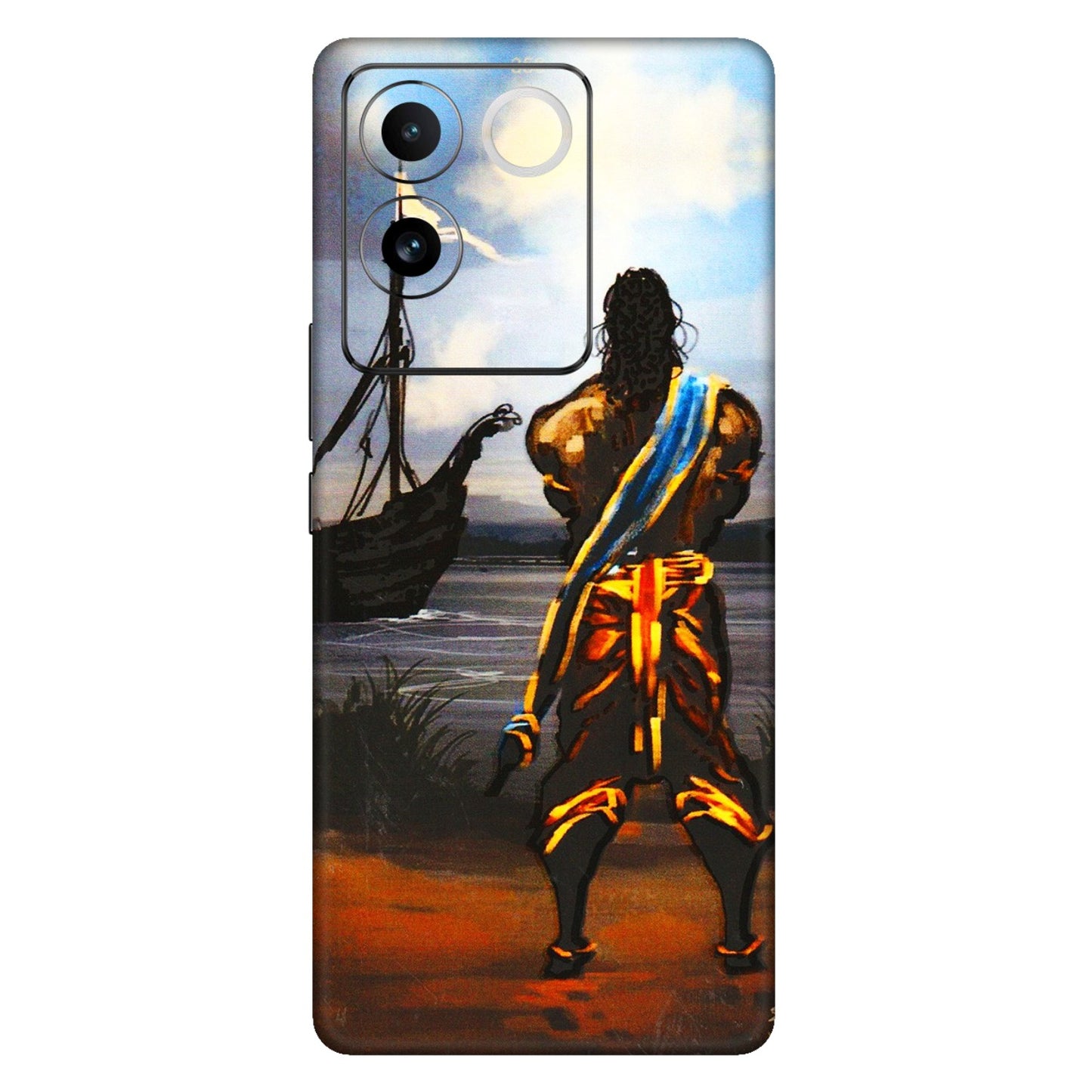 VIVO Z/V/X/T/U/S Series Phone Skins (All Models) - Heavenly God Figure - 3D Embossed Finish (L-34) Vivo T2 Pro (5G)