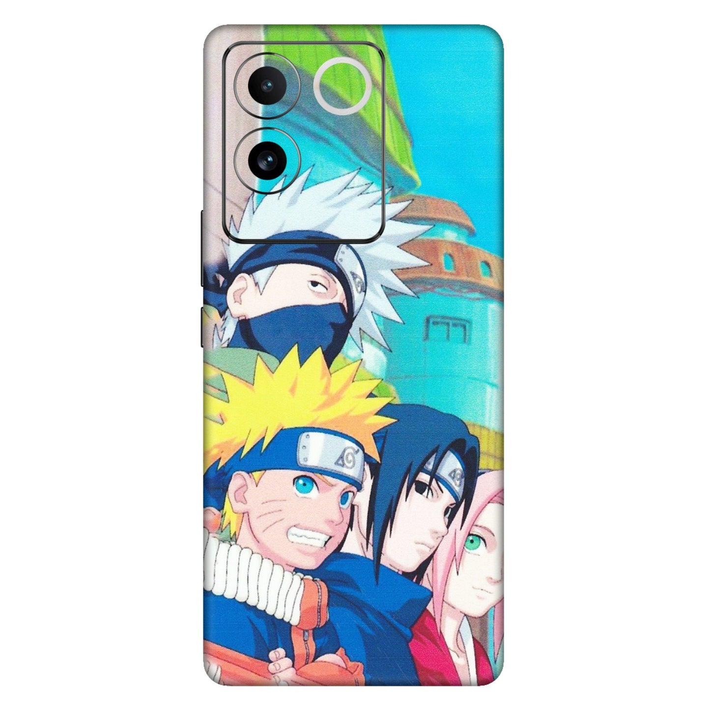 VIVO Z/V/X/T/U/S Series Phone Skins (All Models) - Team Minato And Kakashi - Matte Finish (M-101) Vivo T2 Pro (5G)