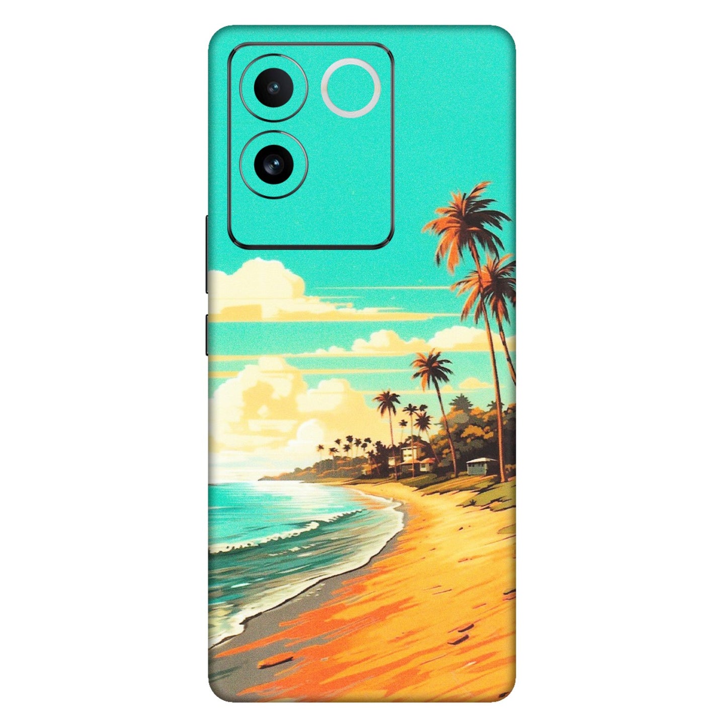 VIVO Z/V/X/T/U/S Series Phone Skins (All Models) - Miami Beach - Matte Finish (M-136) Vivo T2 Pro (5G)