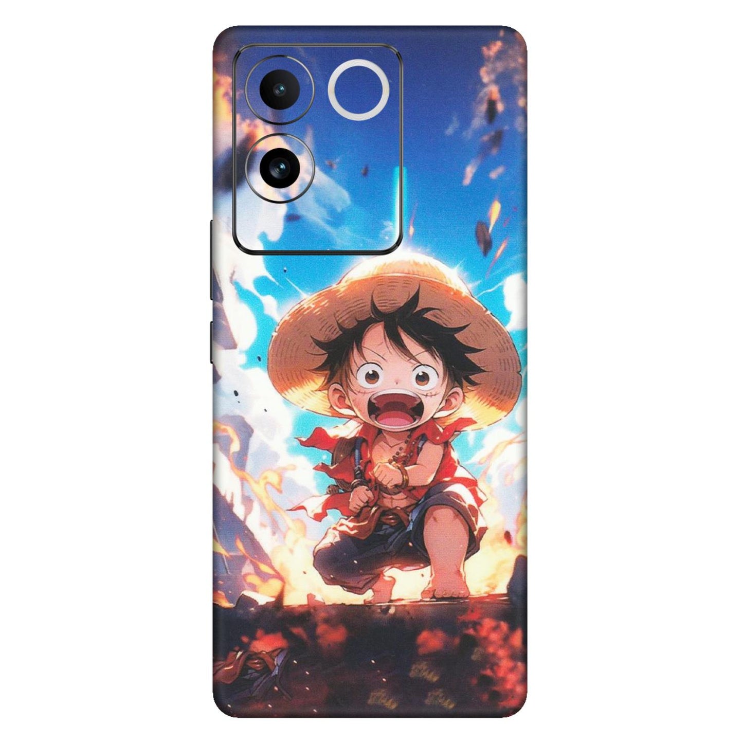 VIVO Z/V/X/T/U/S Series Phone Skins (All Models) - Toon One Piece Cute Character - Matte Finish (M-35) Vivo T2 Pro (5G)