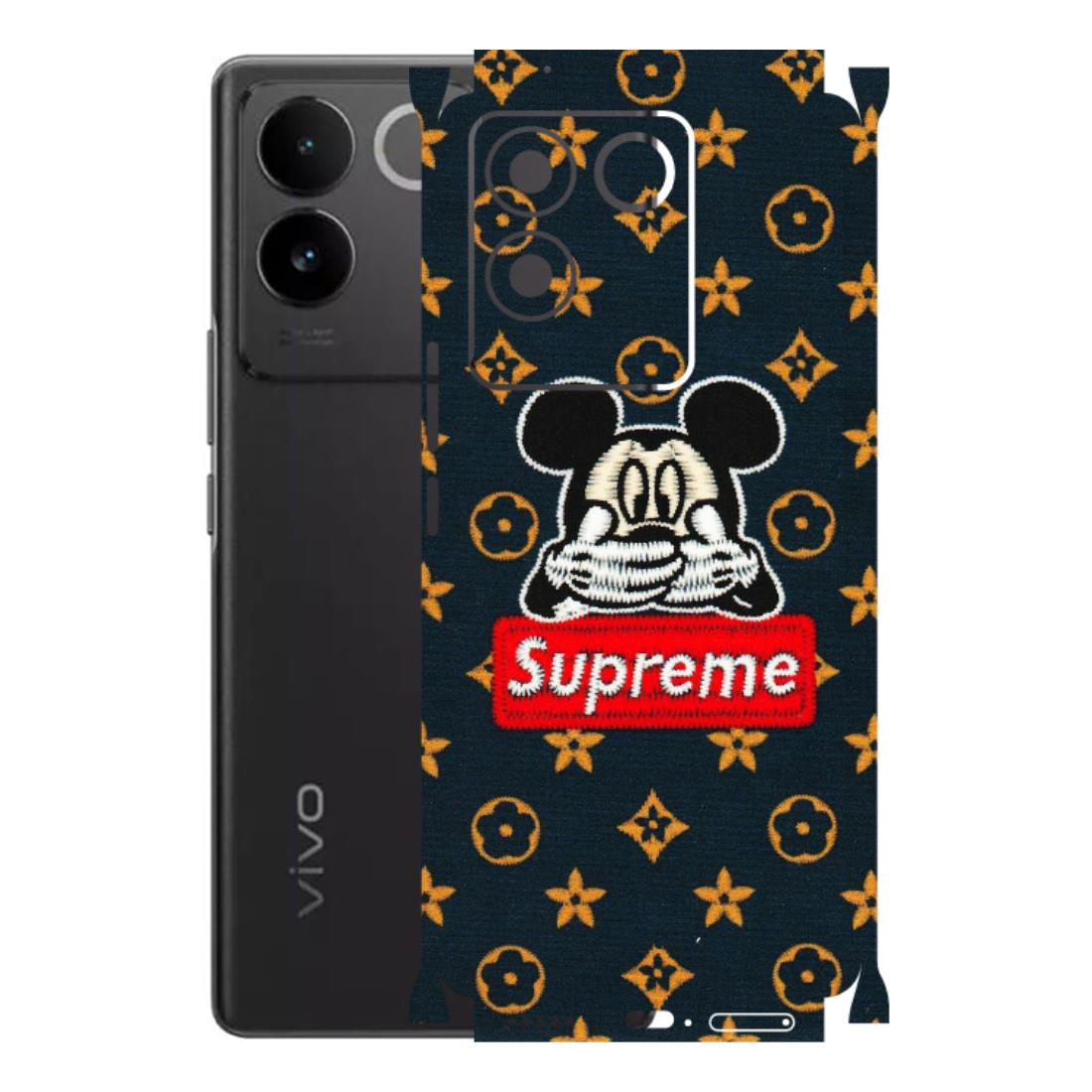 VIVO Z/V/X/T/U/S Series Phone Skins (All Models) - Mickey Supreme - Matte Finish (M-83) Vivo T2 Pro (5G)