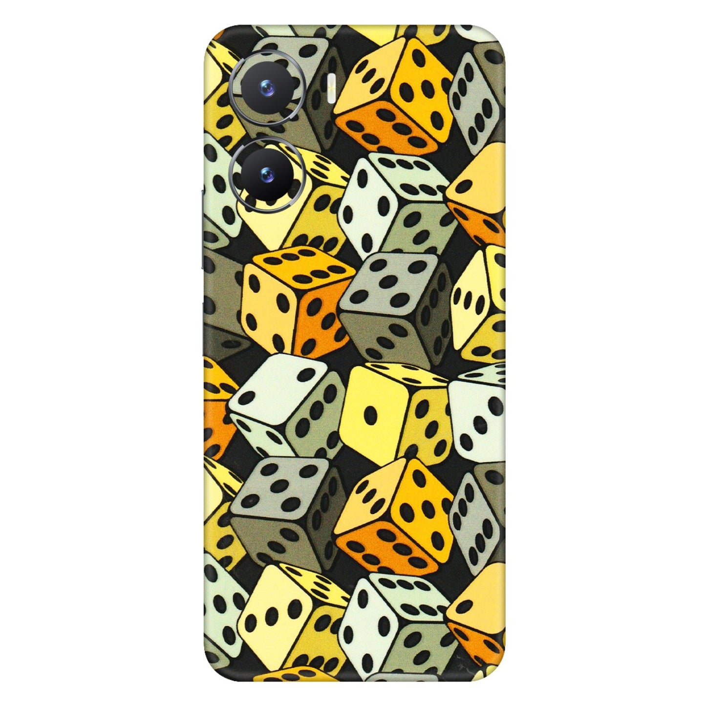 VIVO Z/V/X/T/U/S Series Phone Skins (All Models) - Dices Of Life - 3D Embossed Finish (L-04) Vivo T2 X (5G)