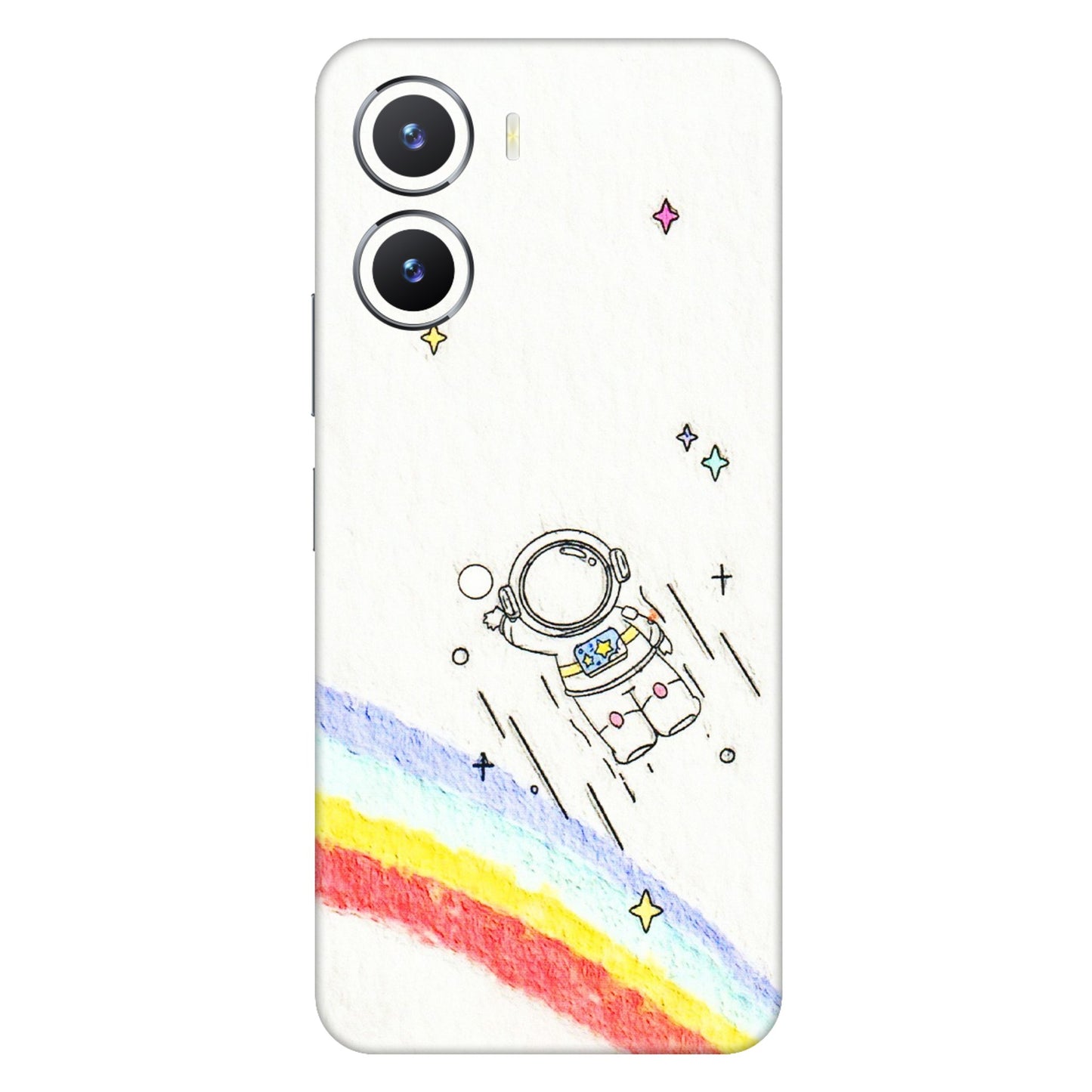 VIVO Z/V/X/T/U/S Series Phone Skins (All Models) - Milkyway Astronaut - 3D Embossed Finish (L-110) Vivo T2 X (5G)