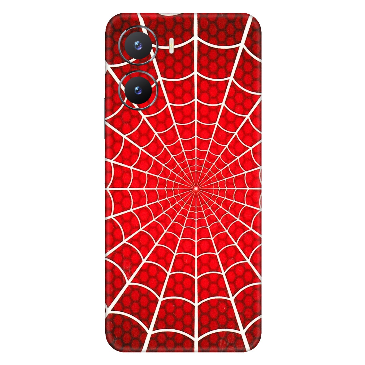 VIVO Z/V/X/T/U/S Series Phone Skins (All Models) - Classic Spidey Web - 3D Embossed Finish (L-115) Vivo T2 X (5G)