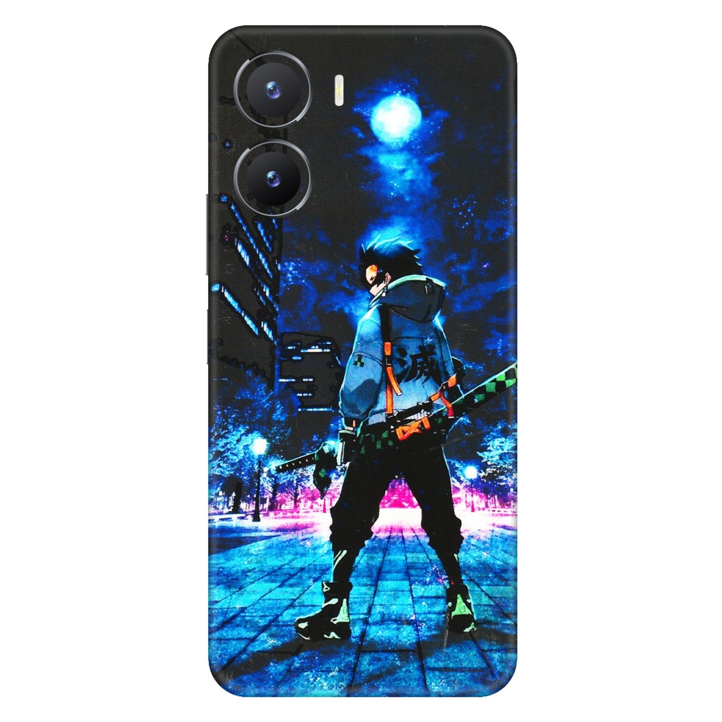 VIVO Z/V/X/T/U/S Series Phone Skins (All Models) - Demon Slayer Sword - 3D Embossed Finish (L-247) Vivo T2 X (5G)