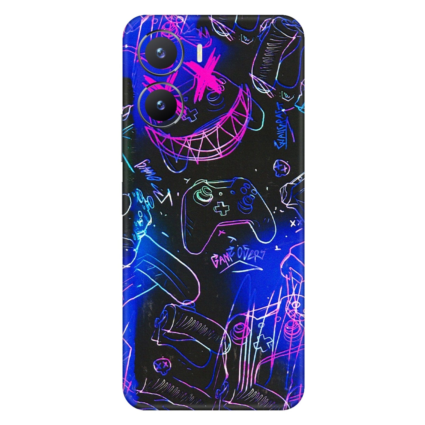 VIVO Z/V/X/T/U/S Series Phone Skins (All Models) - Gamers Paradise - 3D Embossed Finish (L-258) Vivo T2 X (5G)
