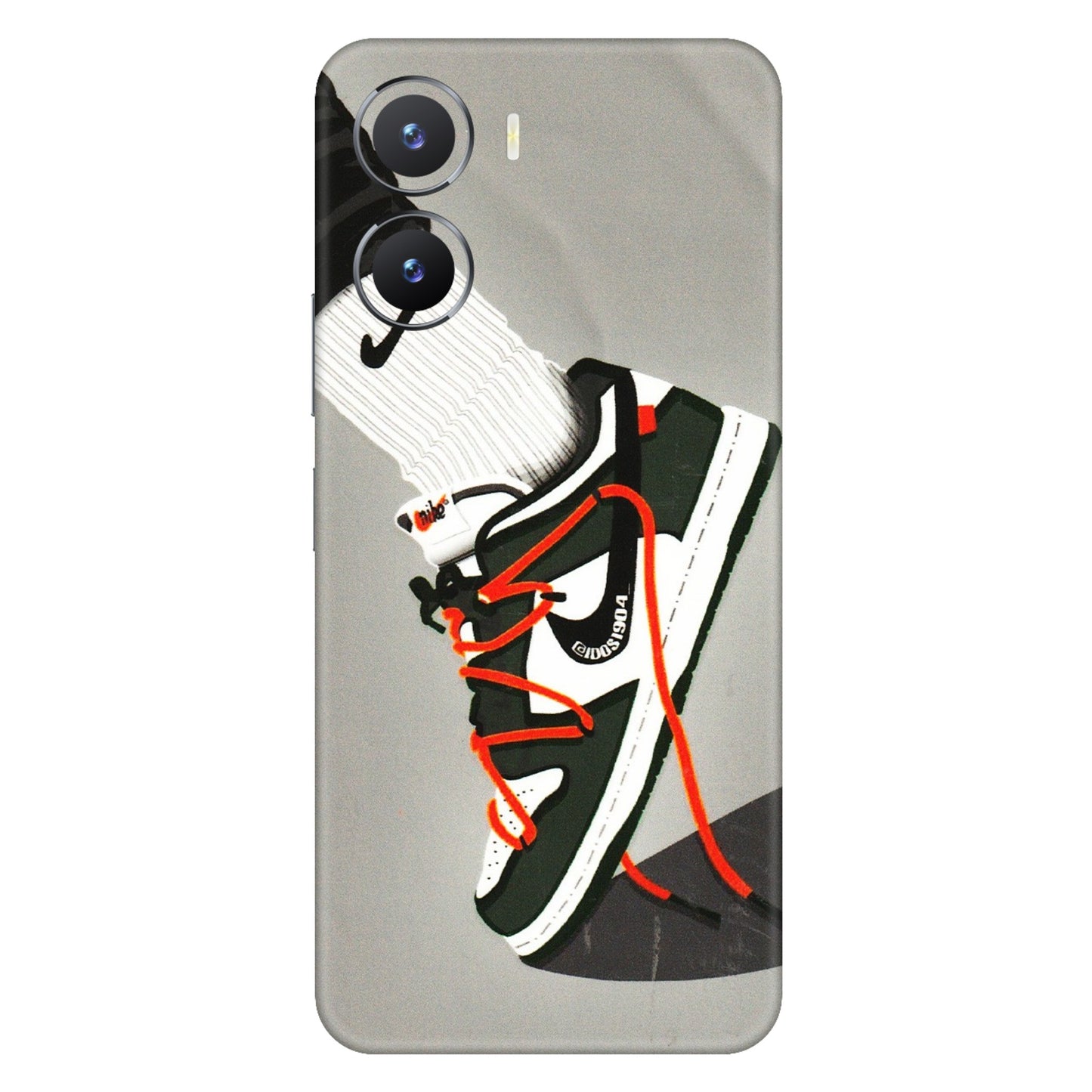 VIVO Z/V/X/T/U/S Series Phone Skins (All Models) - New Grey Sneaker - 3D Embossed Finish (L-261) Vivo T2 X (5G)