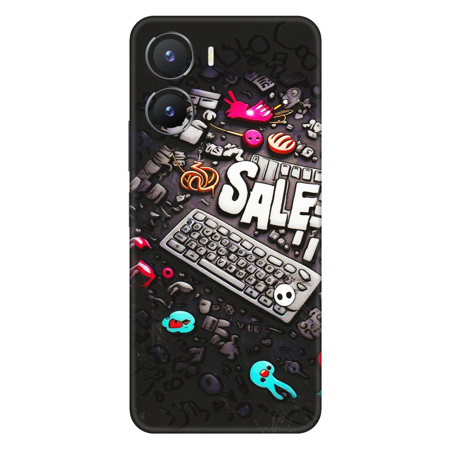 VIVO Z/V/X/T/U/S Series Phone Skins (All Models) - Gadgets Sale - 3D Embossed Finish (L-50) Vivo T2 X (5G)
