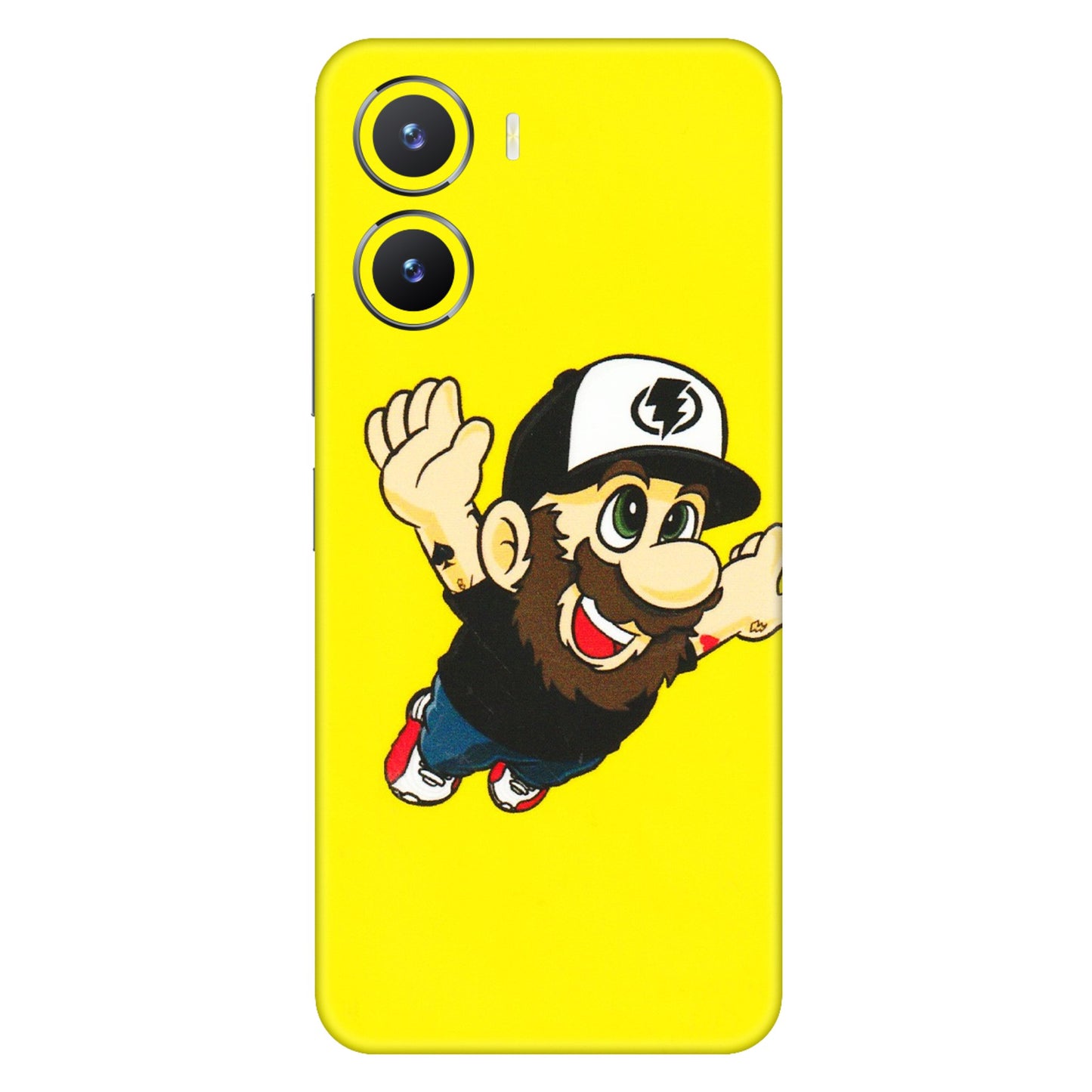 VIVO Z/V/X/T/U/S Series Phone Skins (All Models) - Flying Beardo - 3D Embossed Finish (L-60) Vivo T2 X (5G)