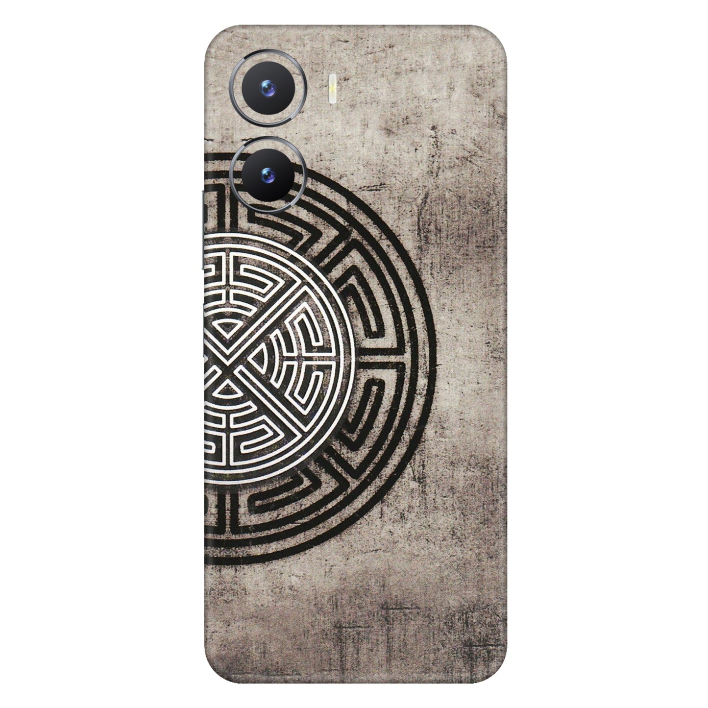 VIVO Z/V/X/T/U/S Series Phone Skins (All Models) - Mysterious Circular Design - 3D Embossed Finish (L-63) Vivo T2 X (5G)