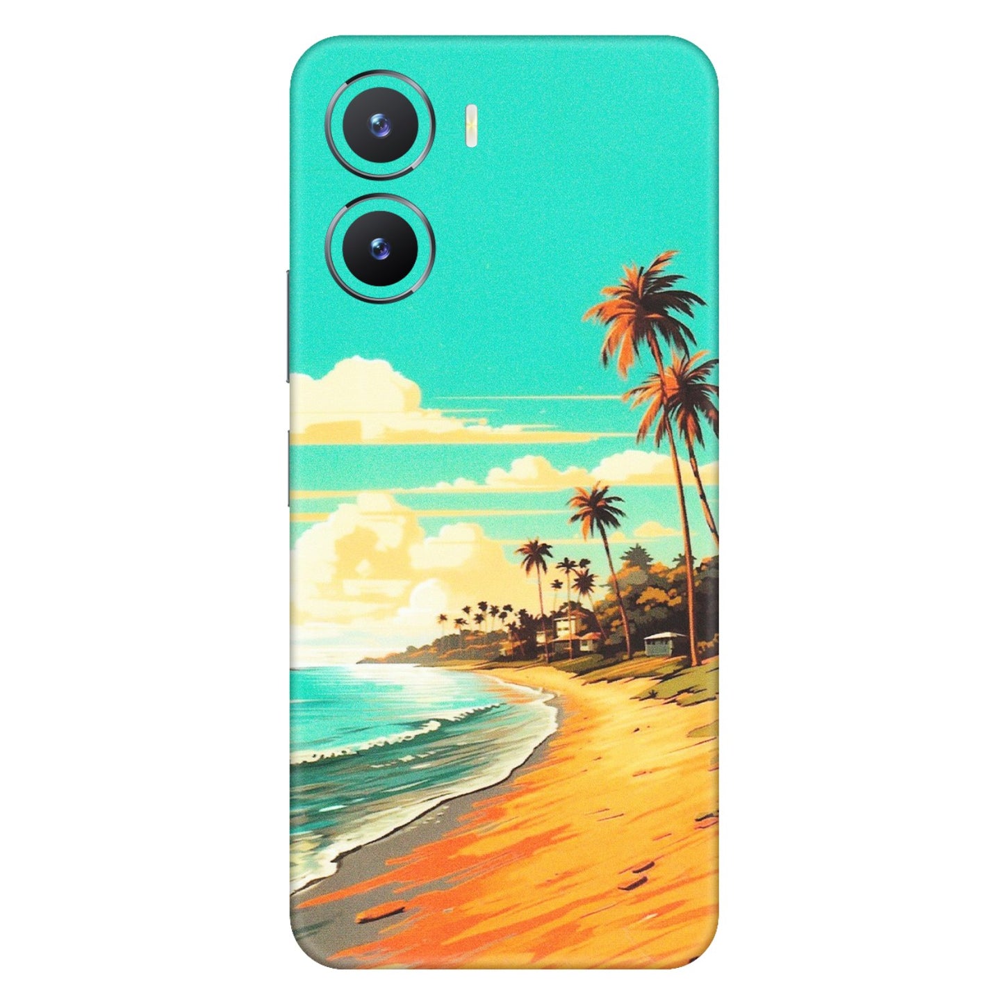VIVO Z/V/X/T/U/S Series Phone Skins (All Models) - Miami Beach - Matte Finish (M-136) Vivo T2 X (5G)