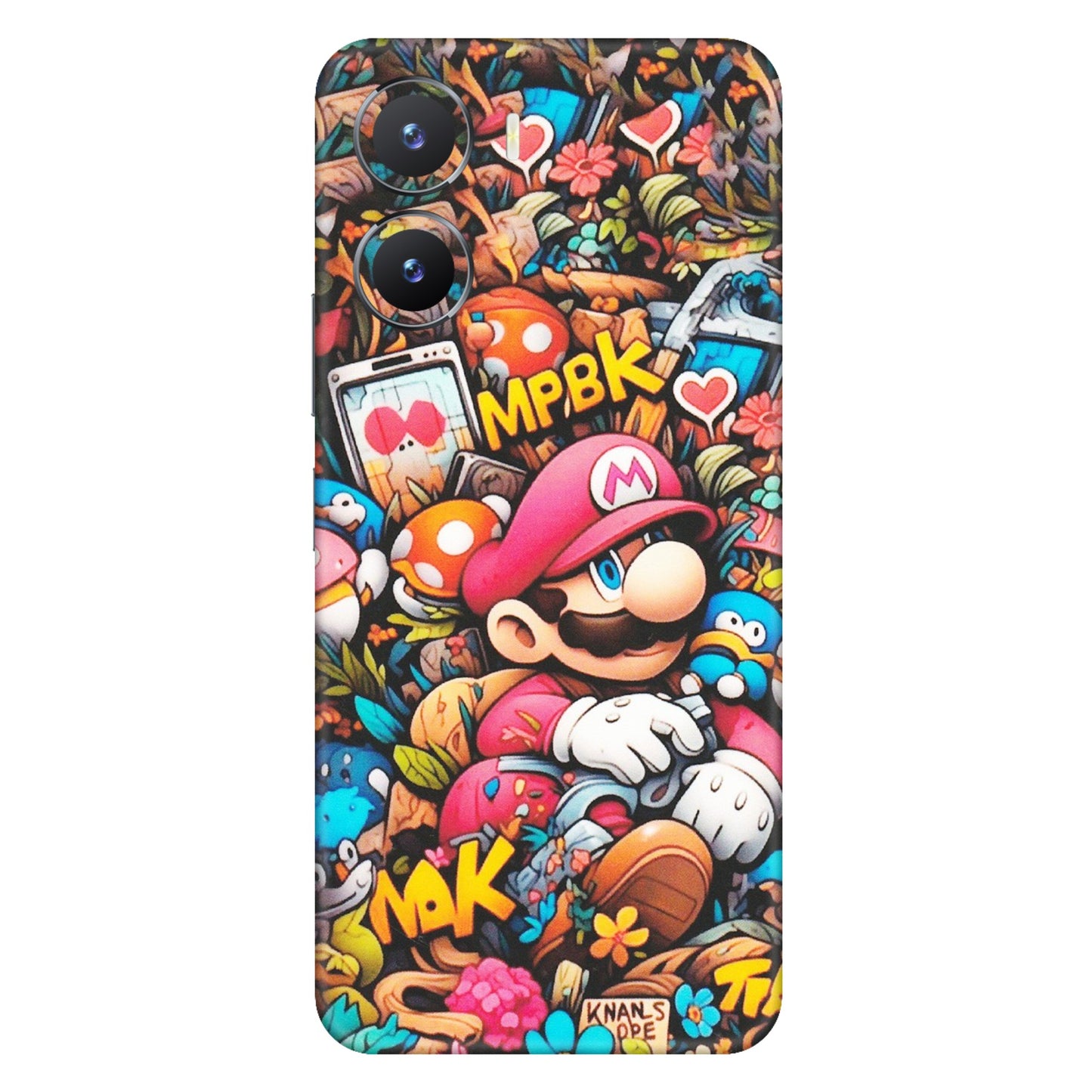 VIVO Z/V/X/T/U/S Series Phone Skins (All Models) - Super Mario Bros Artistic - Matte Finish (M-173) Vivo T2 X (5G)