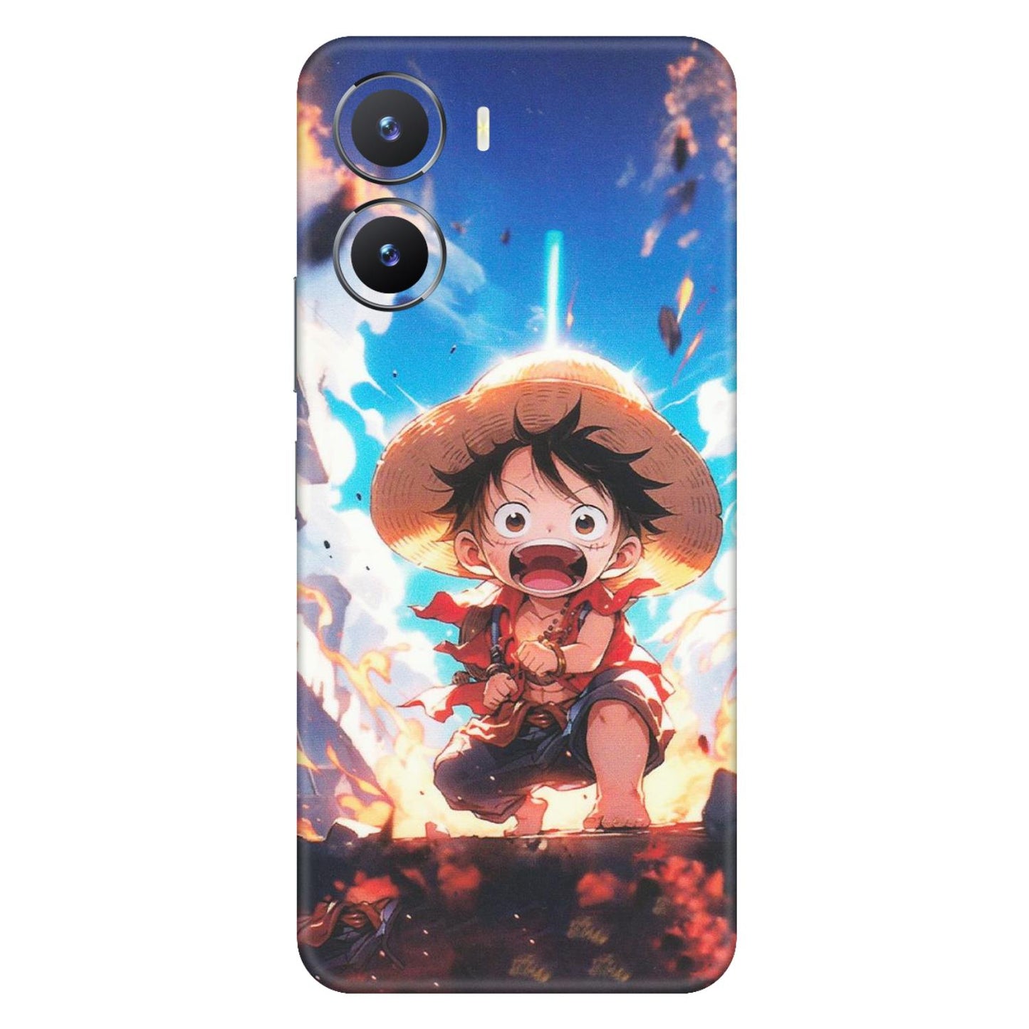 VIVO Z/V/X/T/U/S Series Phone Skins (All Models) - Toon One Piece Cute Character - Matte Finish (M-35) Vivo T2 X (5G)