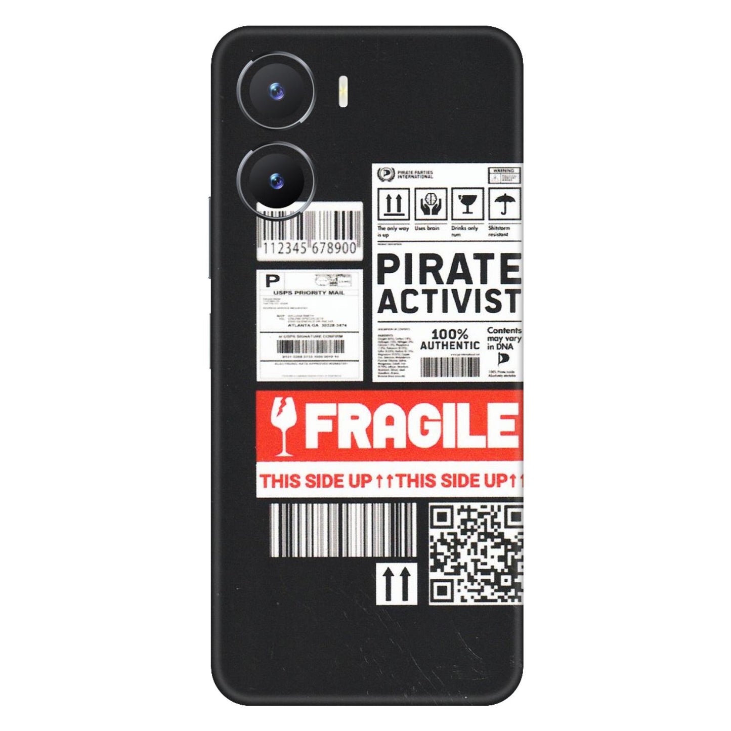 VIVO Z/V/X/T/U/S Series Phone Skins (All Models) - Handle With Care - Matte Finish (M-99) Vivo T2 X (5G)