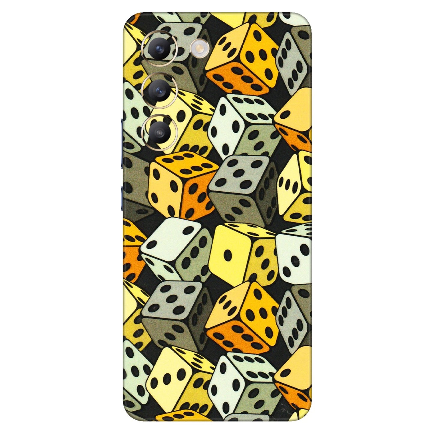 VIVO Z/V/X/T/U/S Series Phone Skins (All Models) - Dices Of Life - 3D Embossed Finish (L-04) Vivo T3 (5G)