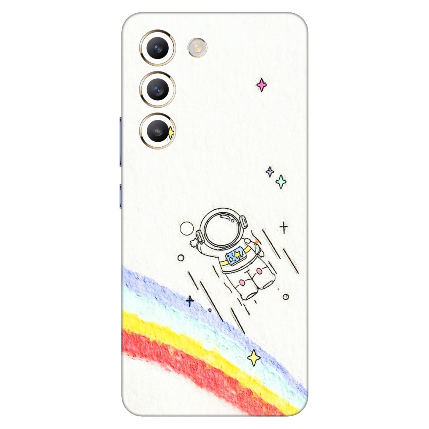VIVO Z/V/X/T/U/S Series Phone Skins (All Models) - Milkyway Astronaut - 3D Embossed Finish (L-110) Vivo T3 (5G)