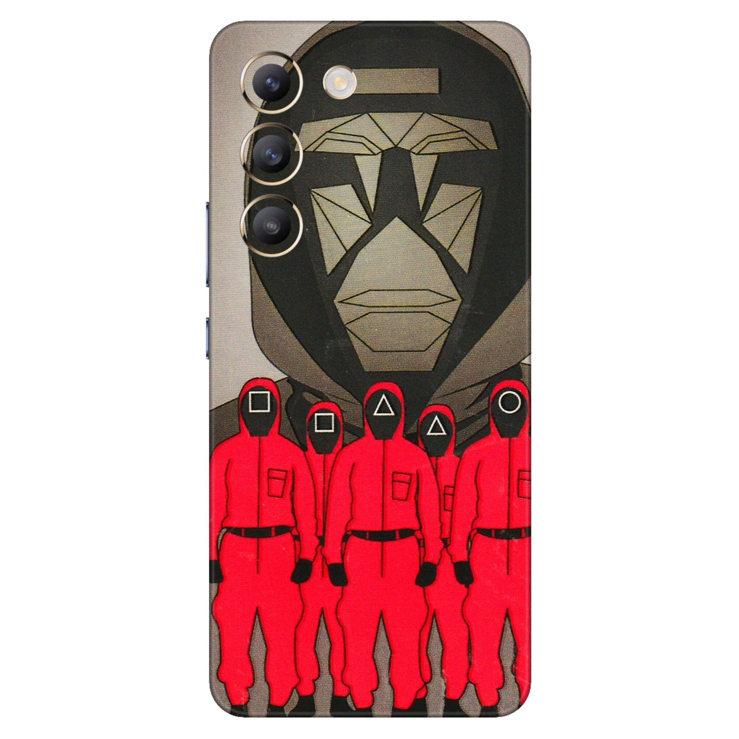 VIVO Z/V/X/T/U/S Series Phone Skins (All Models) - Squid Game Hero - 3D Embossed Finish (L-245) Vivo T3 (5G)