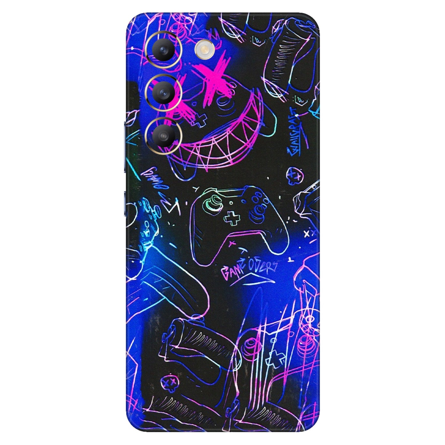VIVO Z/V/X/T/U/S Series Phone Skins (All Models) - Gamers Paradise - 3D Embossed Finish (L-258) Vivo T3 (5G)
