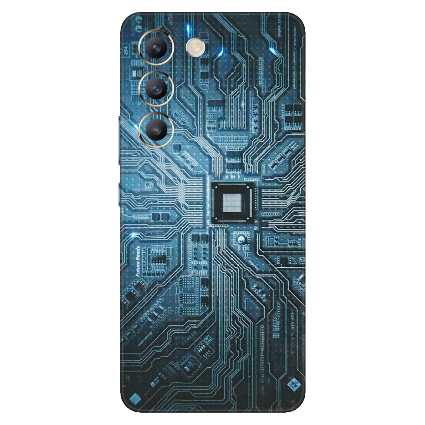 VIVO Z/V/X/T/U/S Series Phone Skins (All Models) - Original Circuit - 3D Embossed Finish (L-267) Vivo T3 (5G)