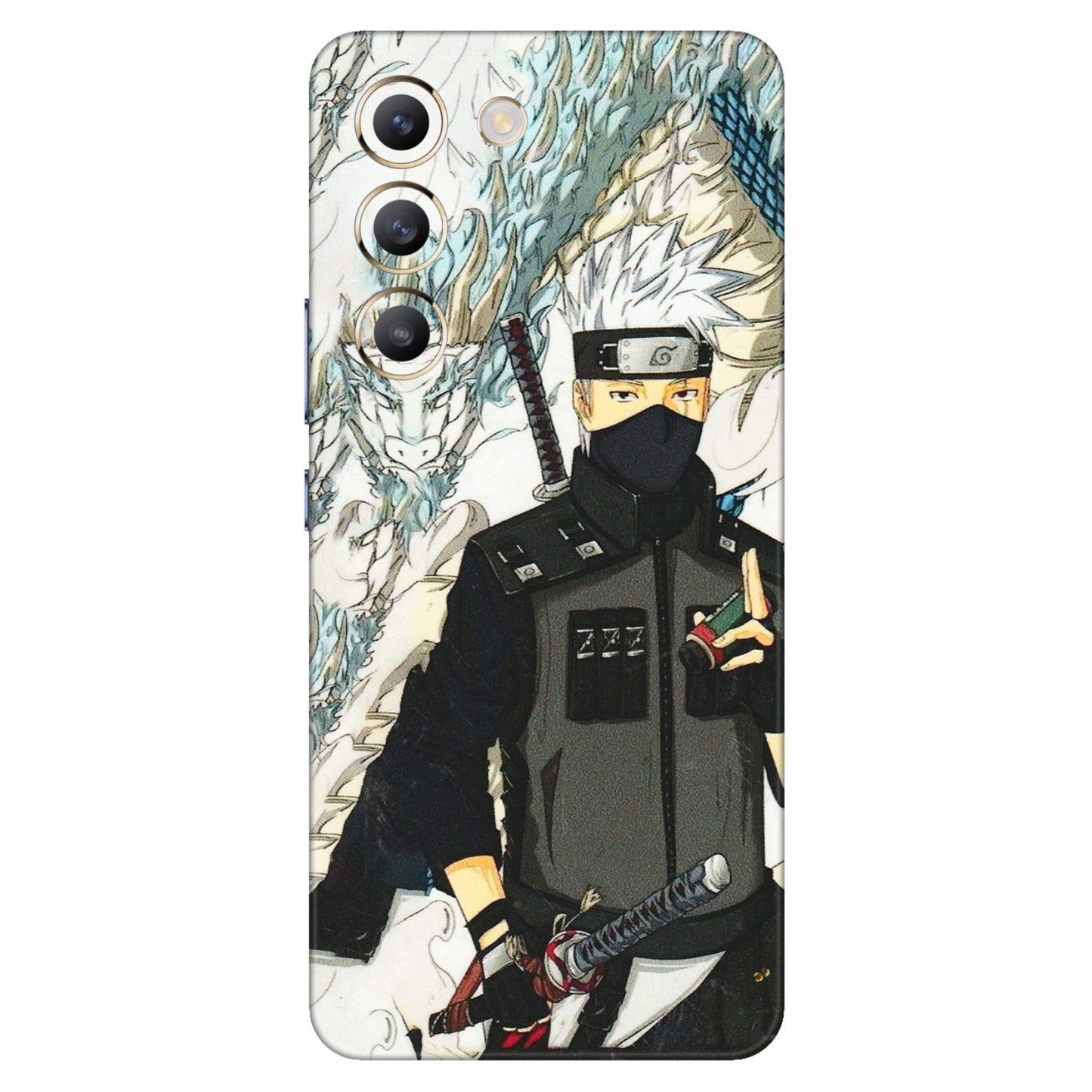 VIVO Z/V/X/T/U/S Series Phone Skins (All Models) - Kakashi Hatake Naruto Anime - 3D Embossed Finish (L-46) Vivo T3 (5G)