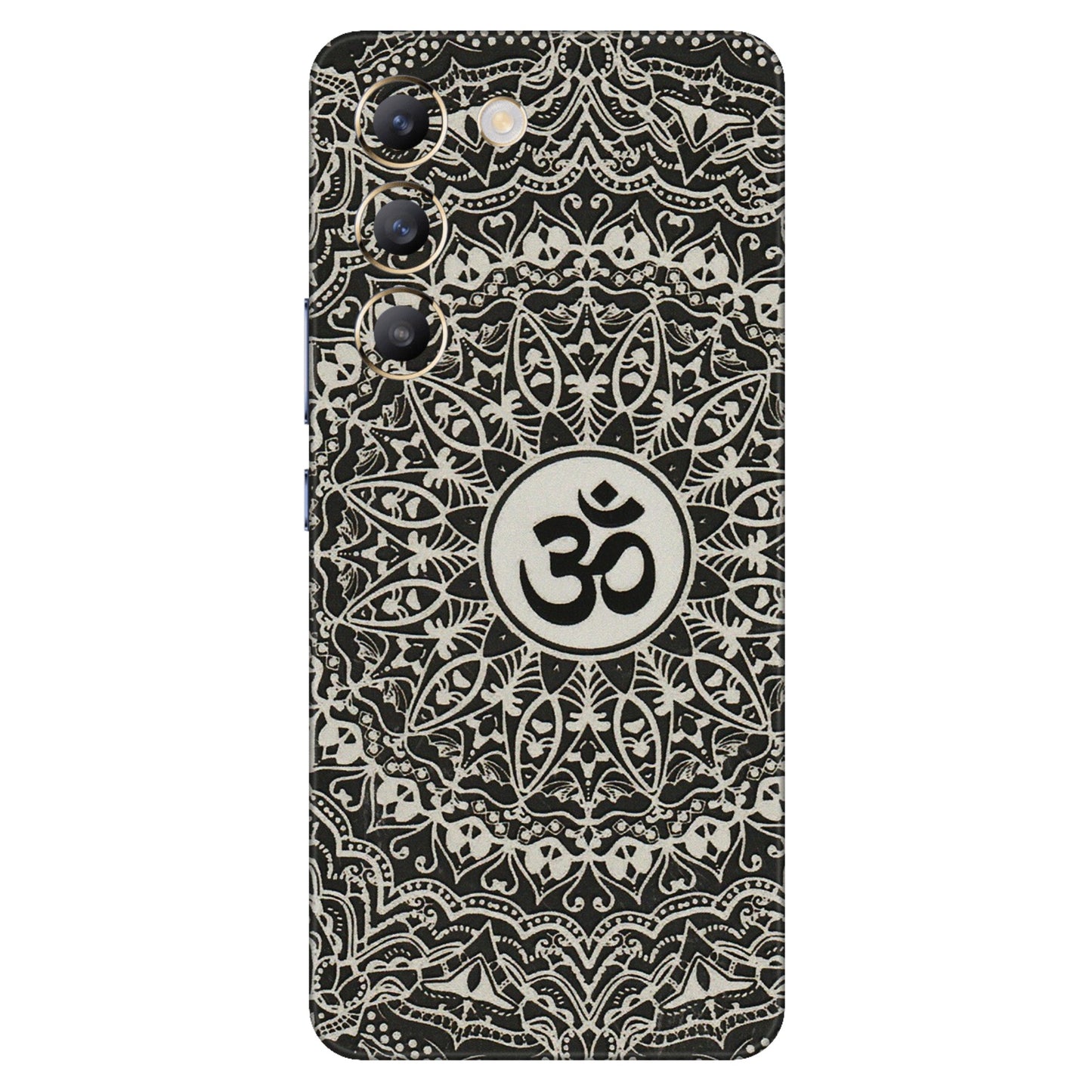 VIVO Z/V/X/T/U/S Series Phone Skins (All Models) - Aum Elegant Mandala - 3D Embossed Finish (L-62) Vivo T3 (5G)
