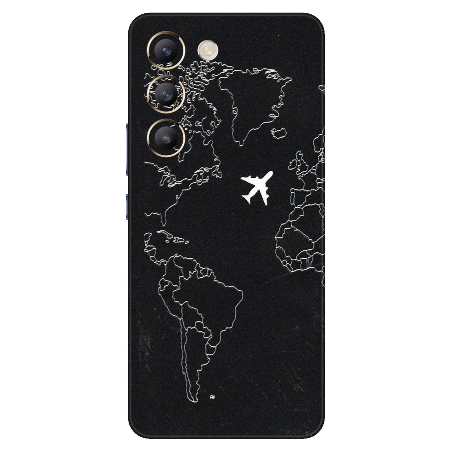 VIVO Z/V/X/T/U/S Series Phone Skins (All Models) - Never Ending Travel - 3D Embossed Finish (L-79) Vivo T3 (5G)