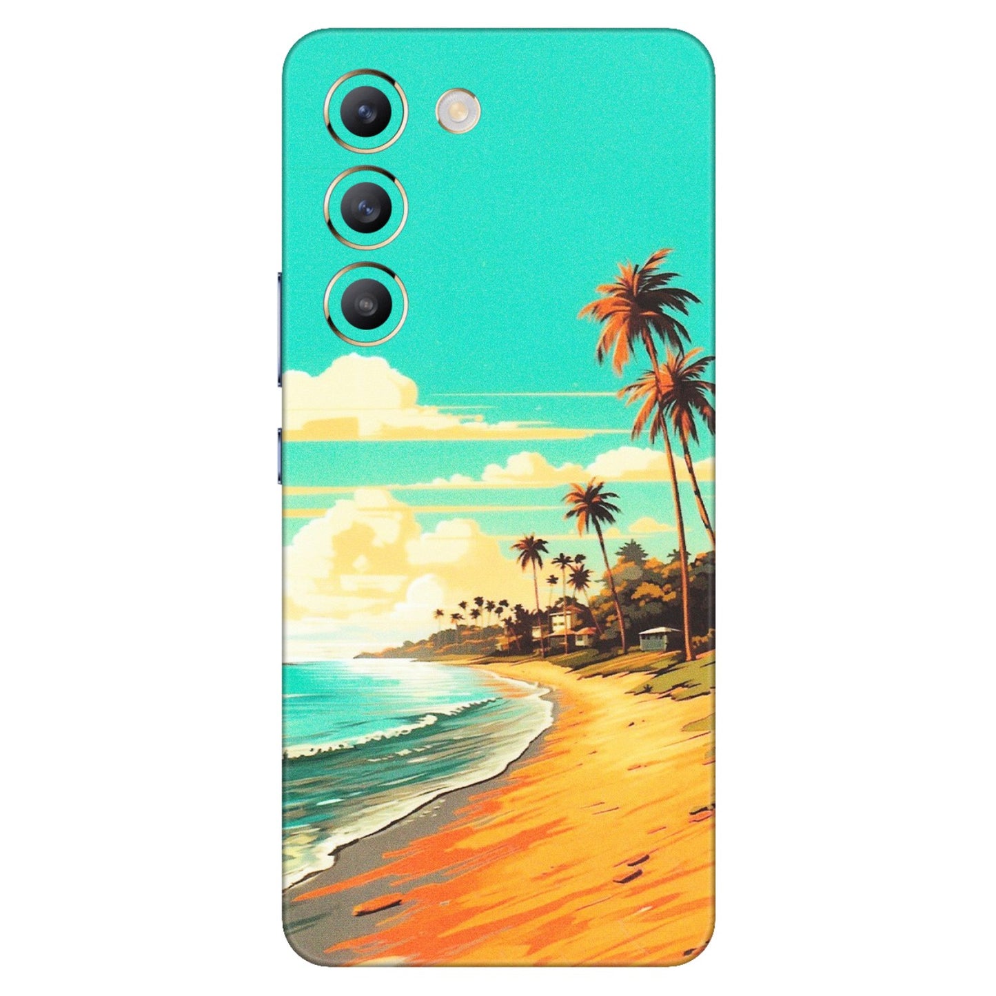 VIVO Z/V/X/T/U/S Series Phone Skins (All Models) - Miami Beach - Matte Finish (M-136) Vivo T3 (5G)