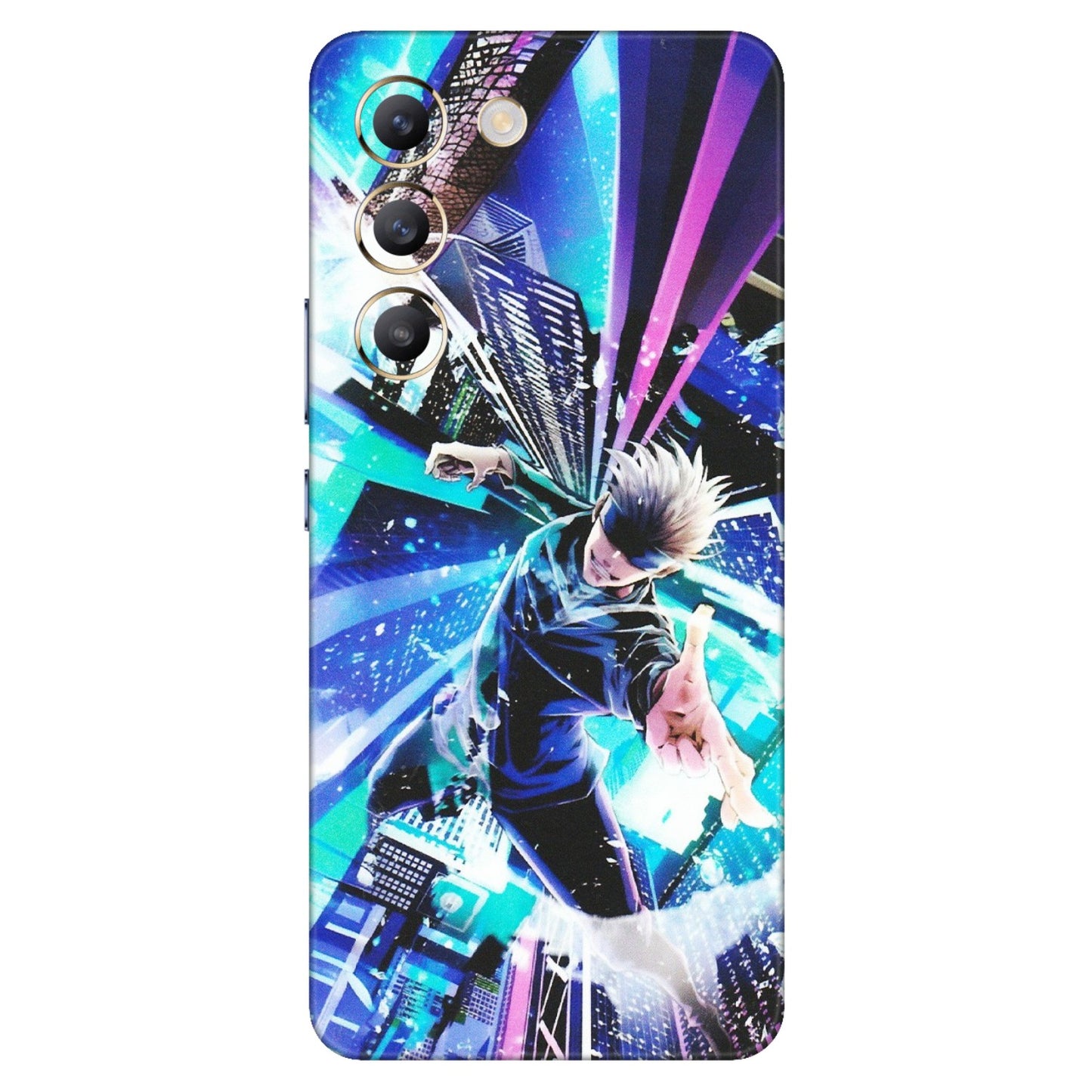 VIVO Z/V/X/T/U/S Series Phone Skins (All Models) - Manga Action Jujustu Kaisen Anime - Matte Finish (M-155) Vivo T3 (5G)